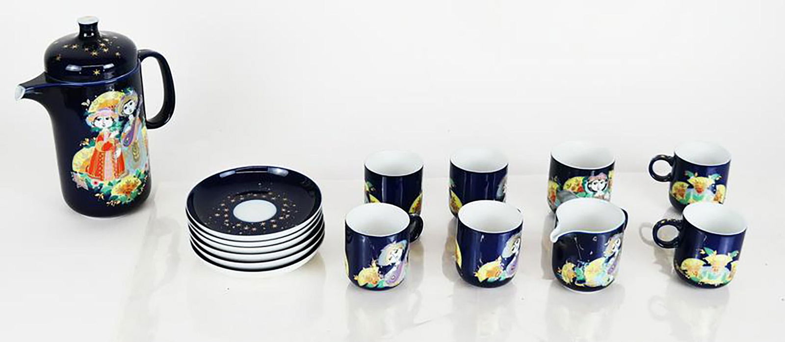 Bjorn Wiinblad for Rosenthal Demitasse Set (1 of 10)