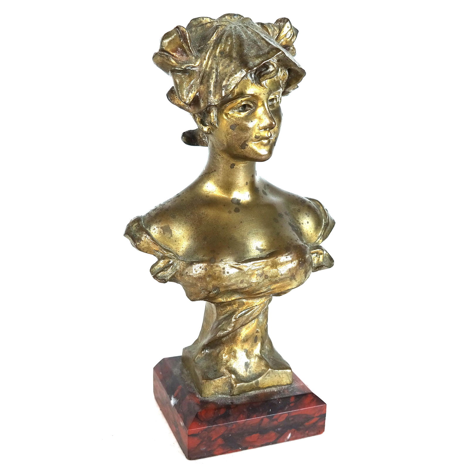 Van der STRAETEN: Bronze Bust of a Woman (1 of 7)