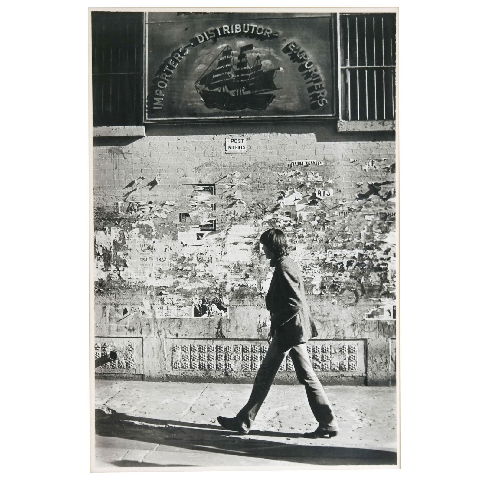 Unsigned Photograph "Post No Bills" (1 of 6)