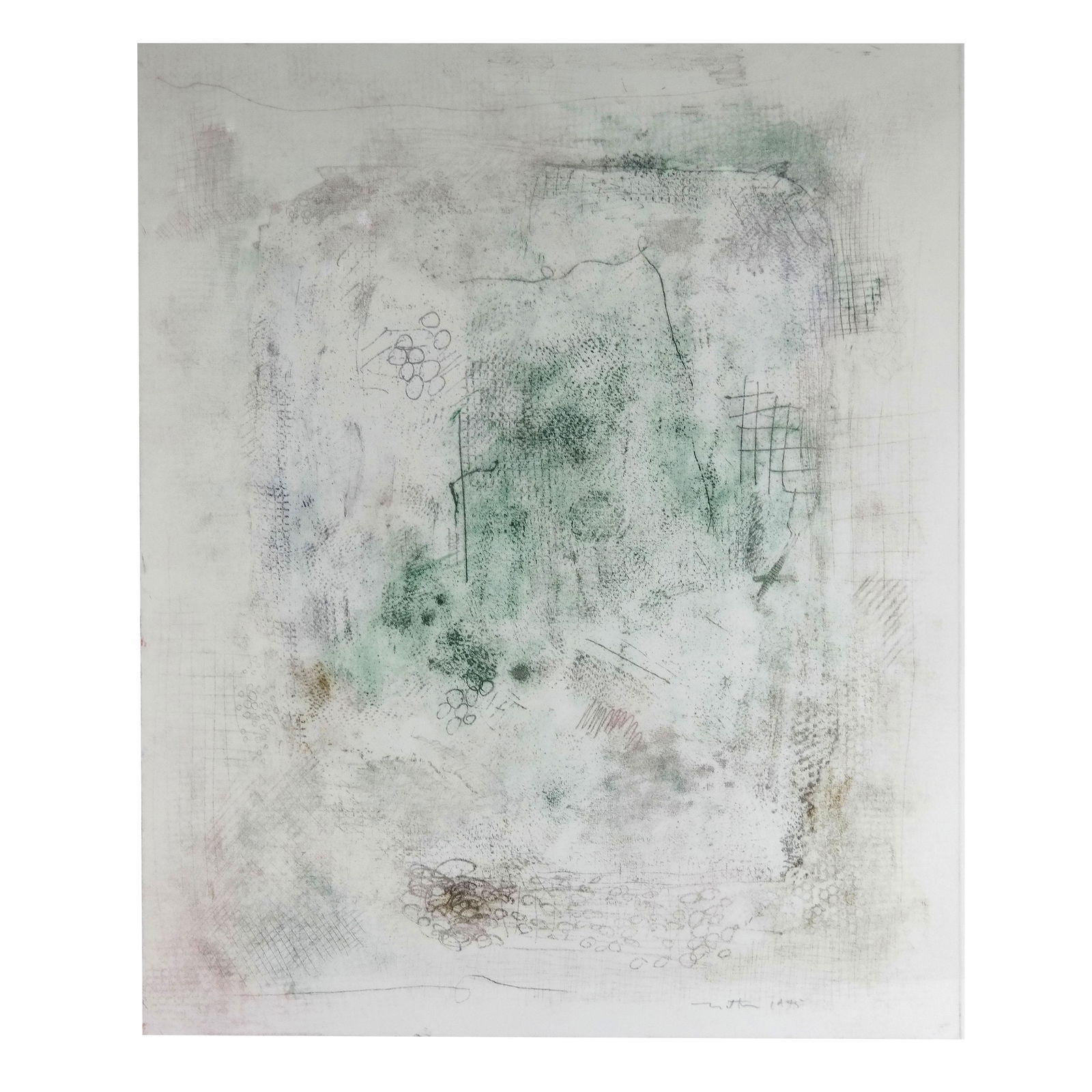 Robert NATKIN: Abstract Composition on Paper (1 of 10)