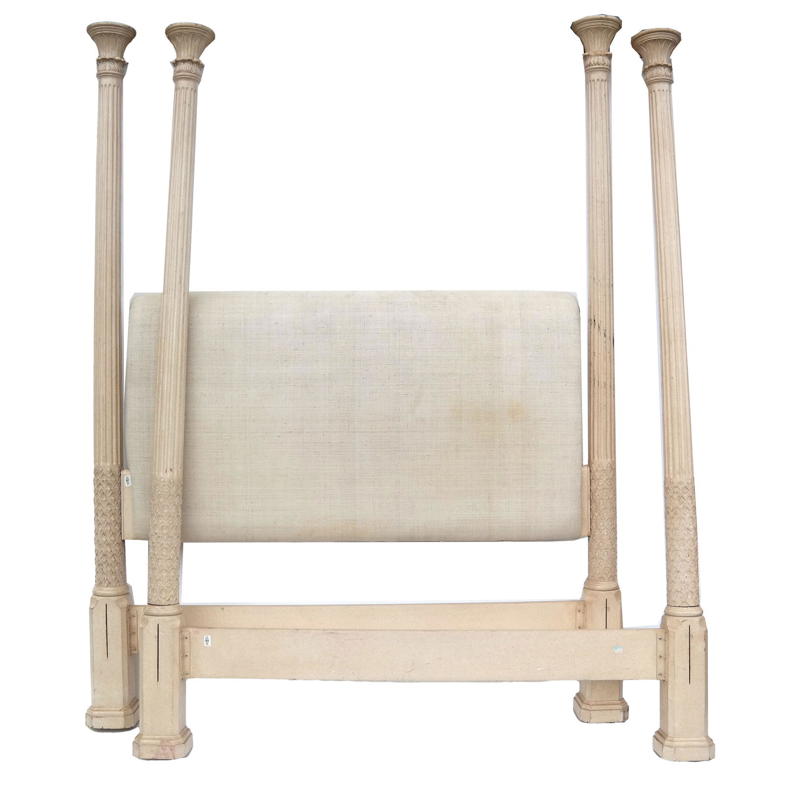 Oversize Cream-Painted Four-Poser Bed (1 of 11)