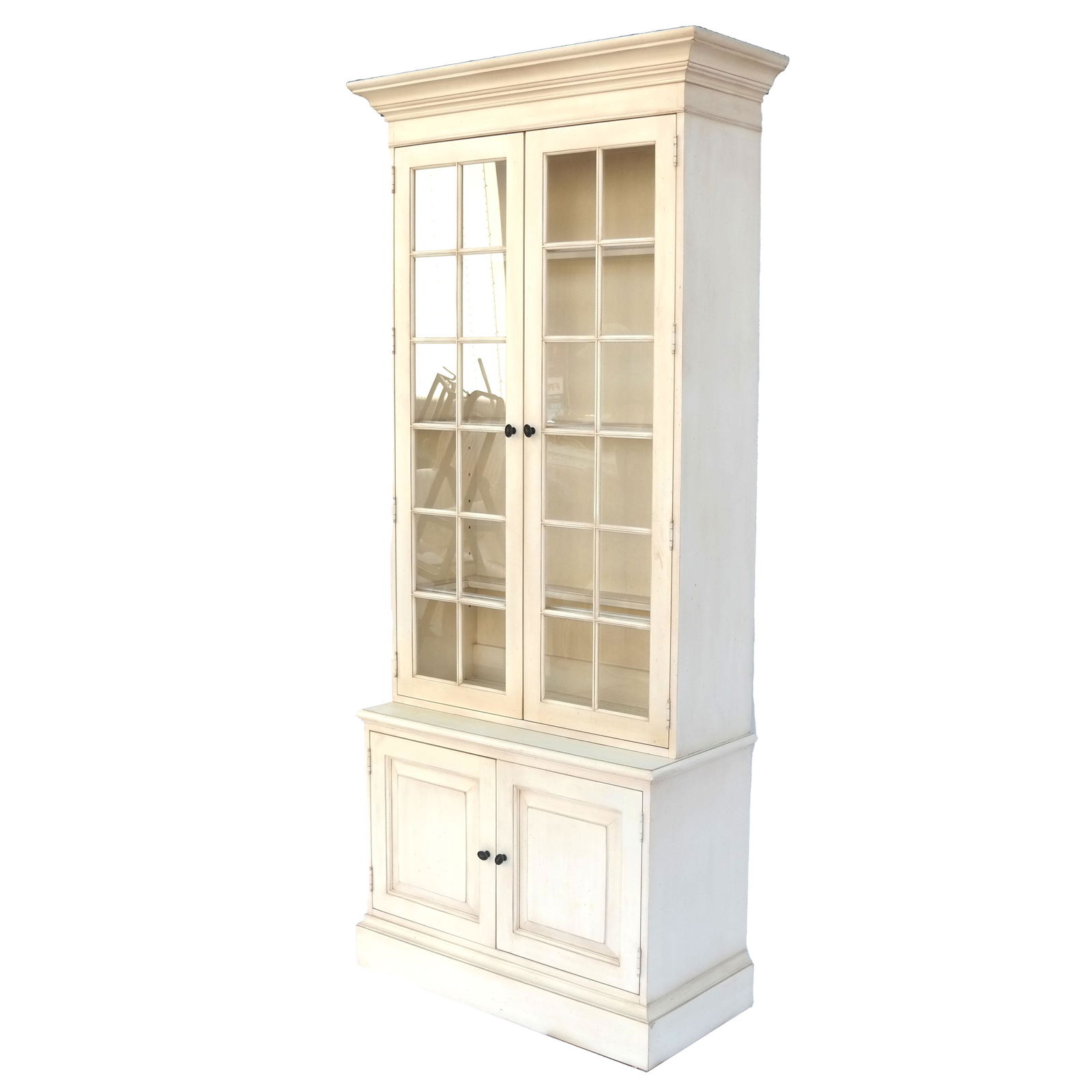 Neoclassical-Style Cream-Painted Cabinet (1 of 10)