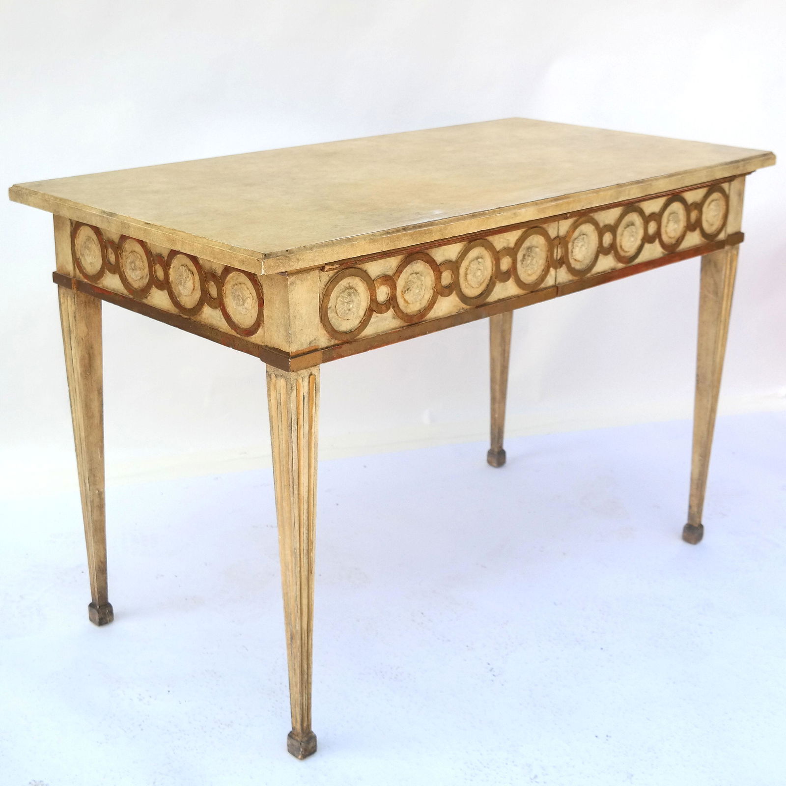 Italian Neoclassical-Style Parcel Gilt Console (1 of 11)