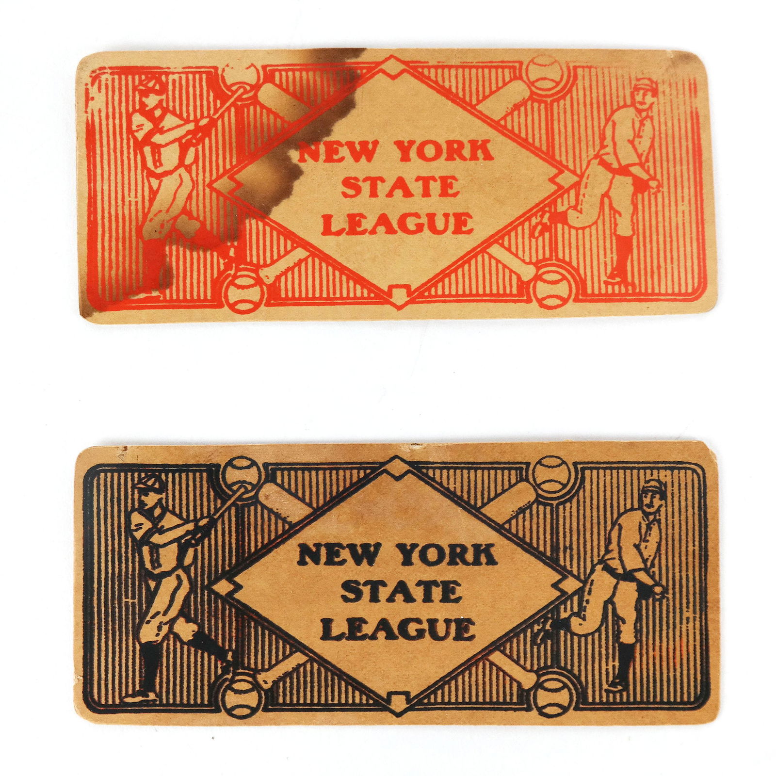 Two New York State League Baseball Cards (1 of 5)