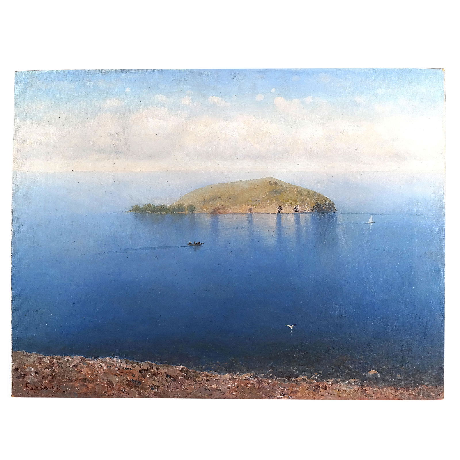 Georgy Z. BASHINKZHAGYAN: Isle in Lake - O/C (1 of 10)