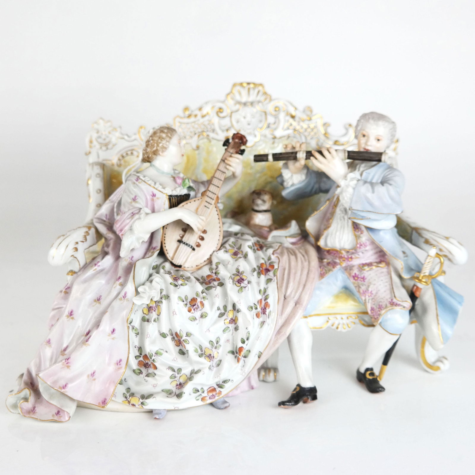 Meissen German Porcelain Figural Group (1 of 8)