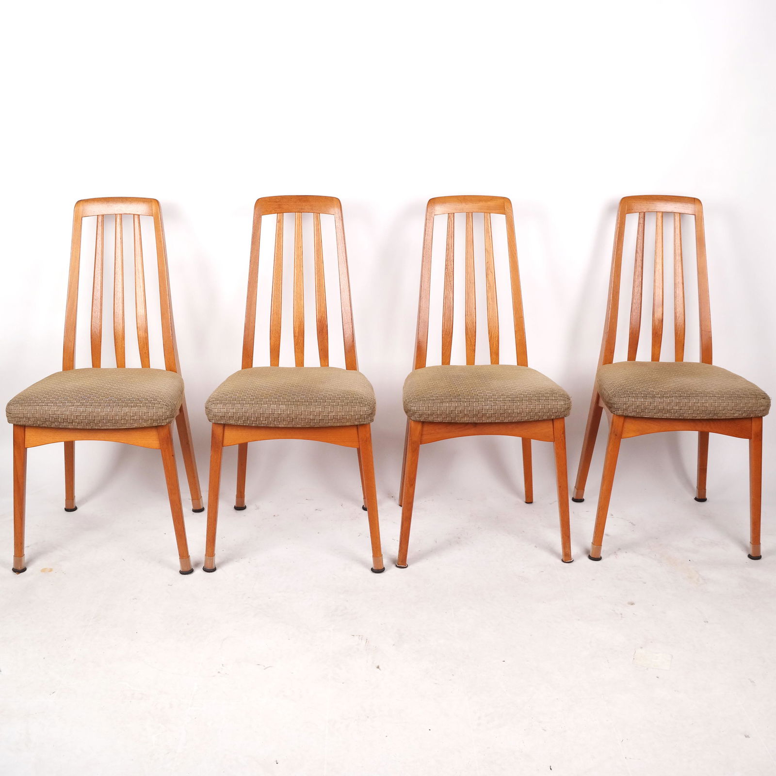 Four Danish Modern Teak Dining Chairs (1 of 9)