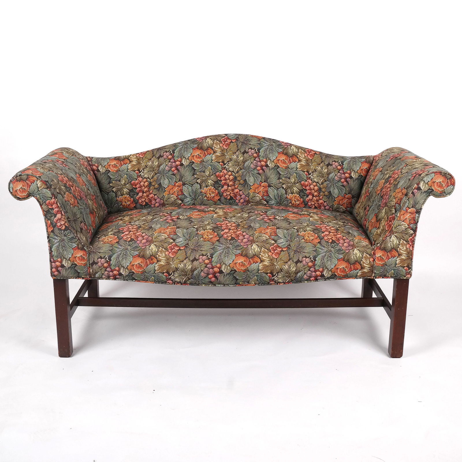 Georgian-Style Mahogany Settee Circa 1900 (1 of 6)