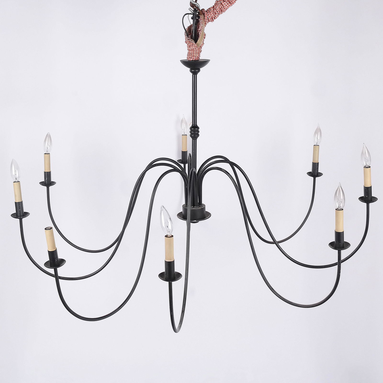 Contemporary French-Style Black Chandelier (1 of 7)