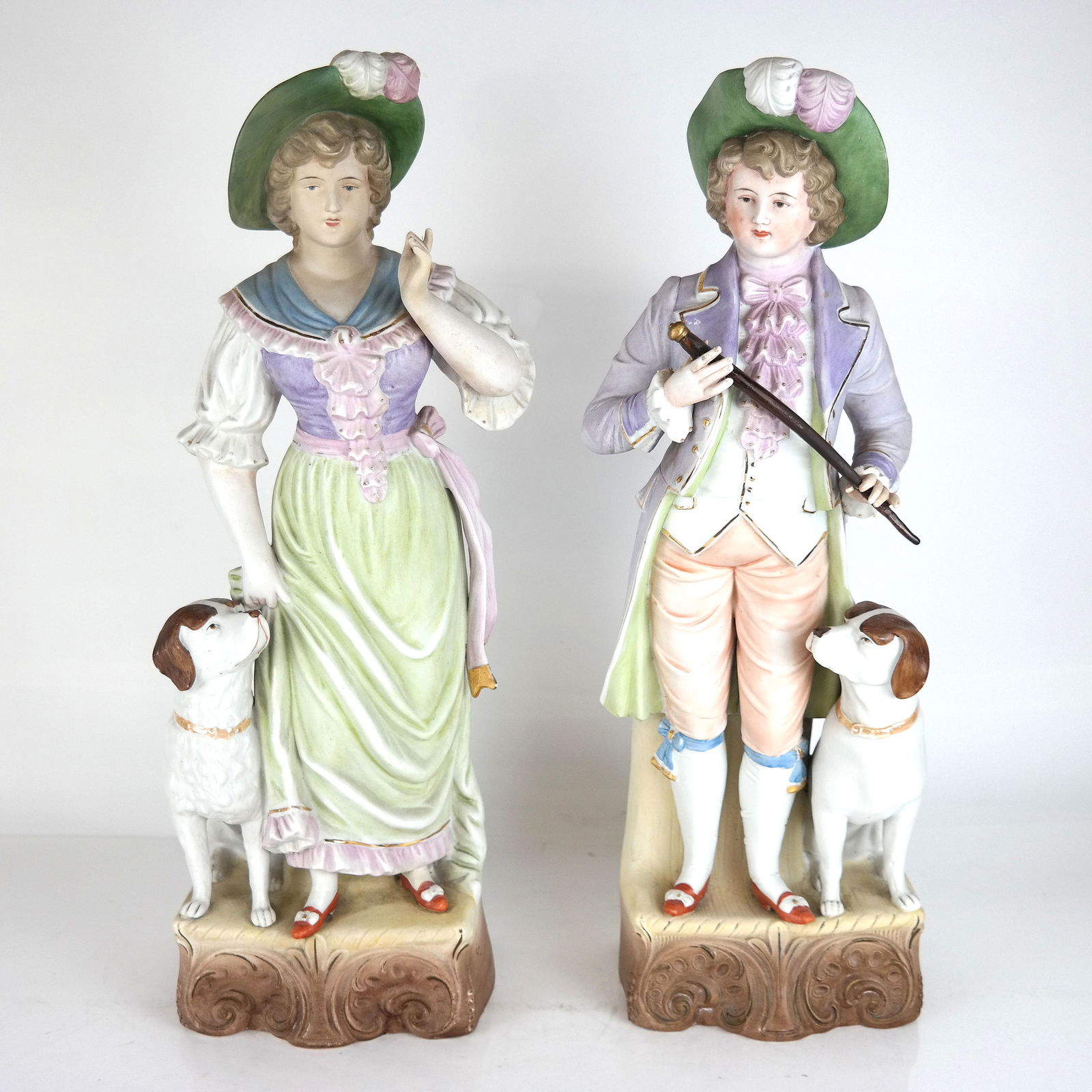 Pair of Continental Porcelain Figures (1 of 7)