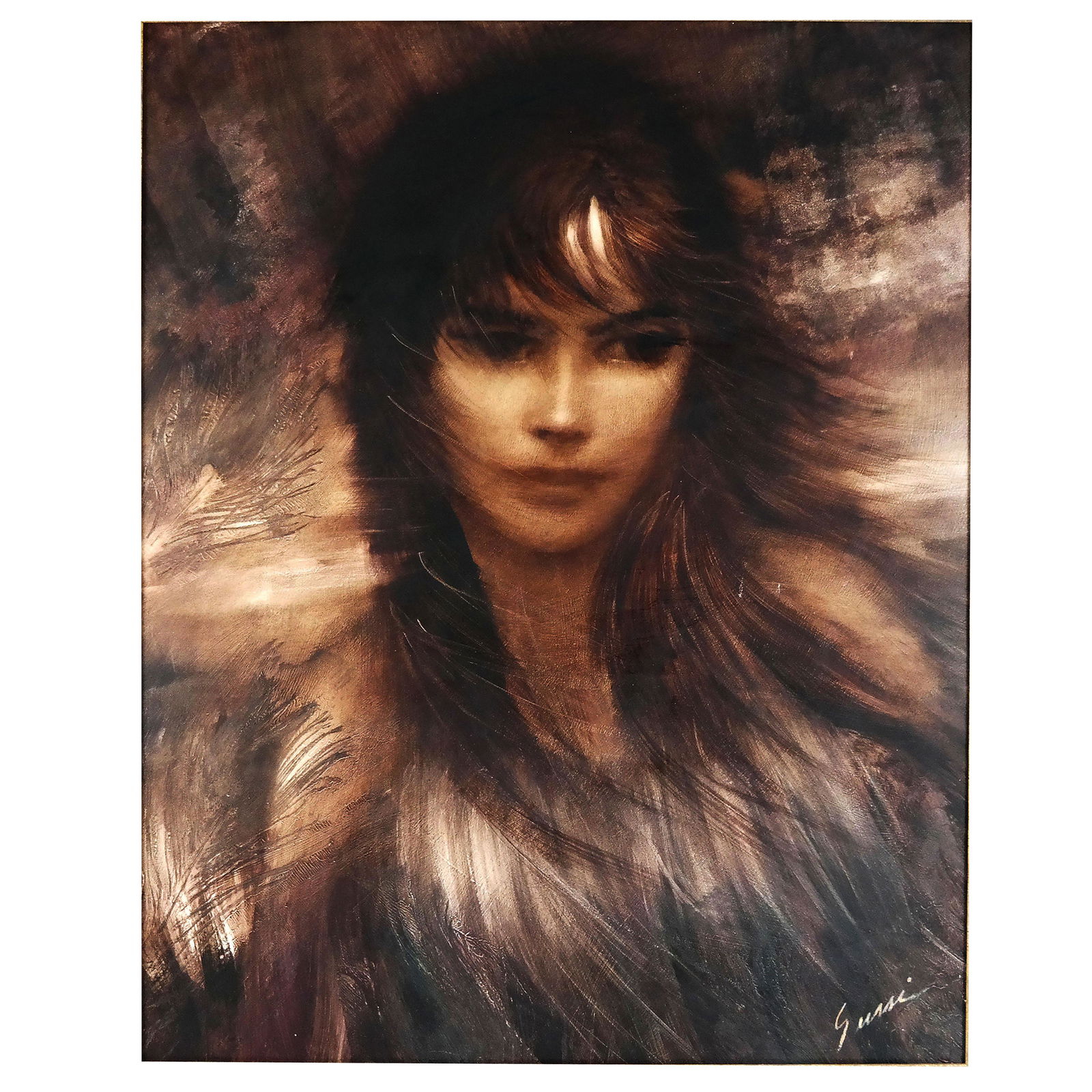 Alfred SUSSI: Portrait of a Woman - Oil on Panel (1 of 10)