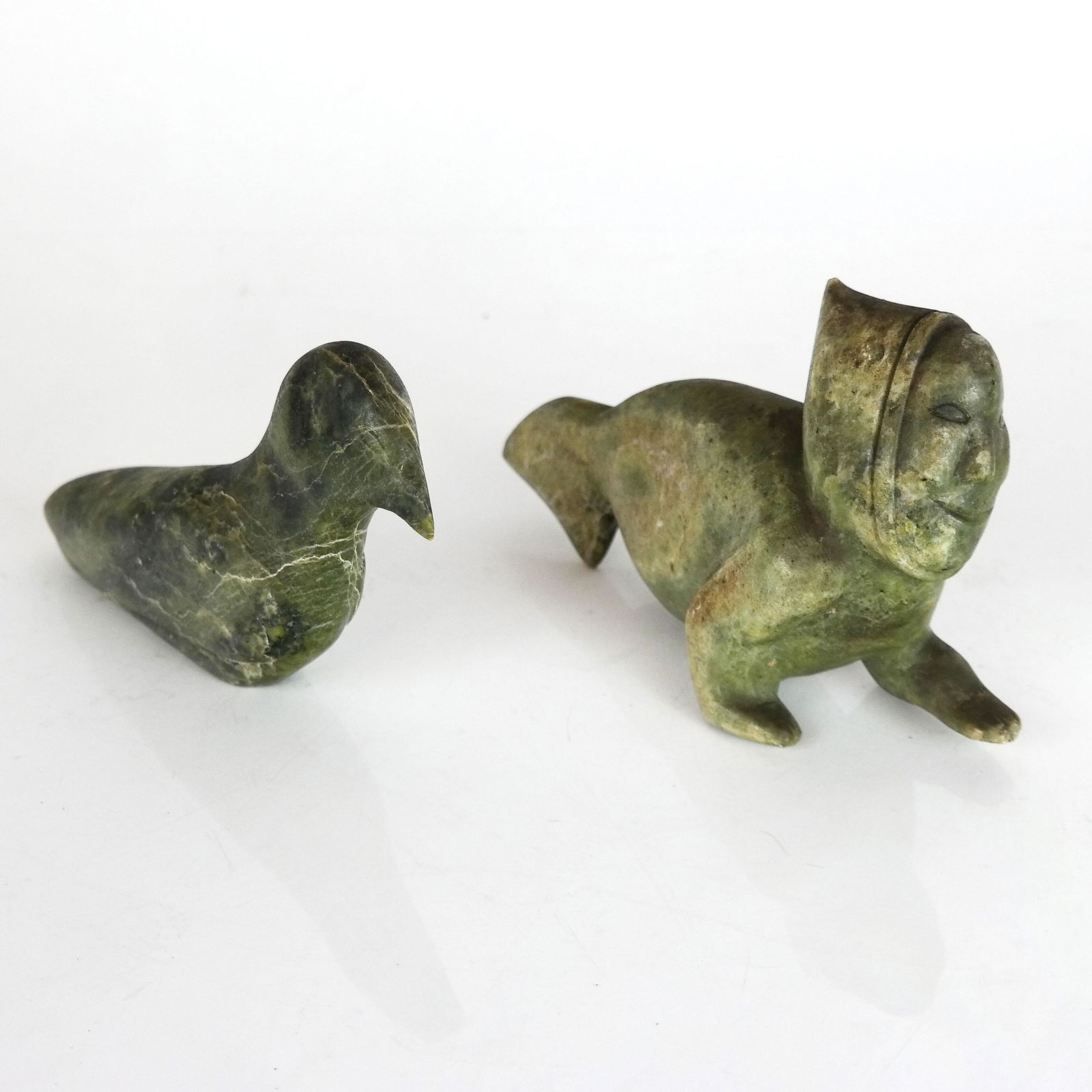Two Inuit Stone Carvings (1 of 13)