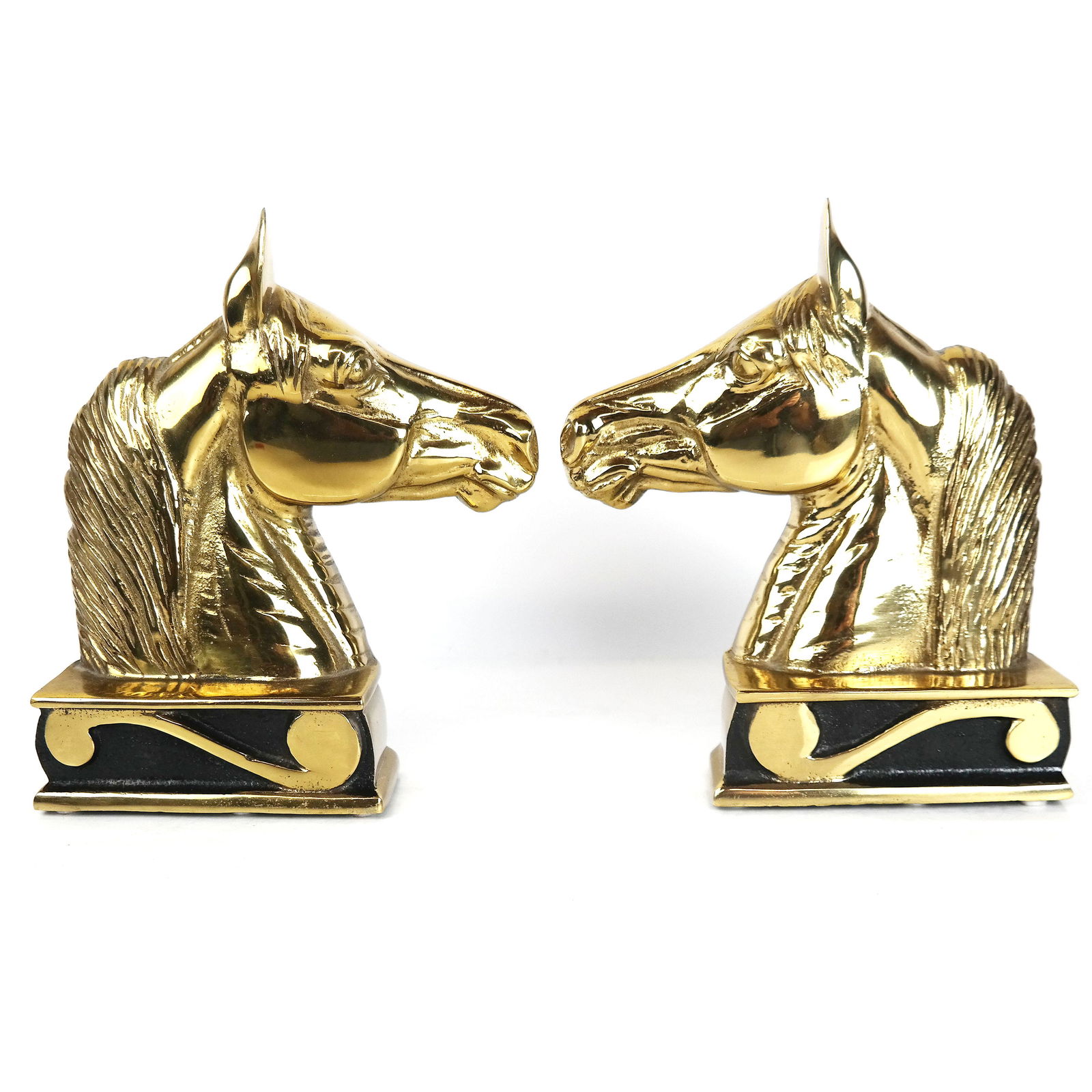 Pair of Brass Horse Heads (1 of 14)