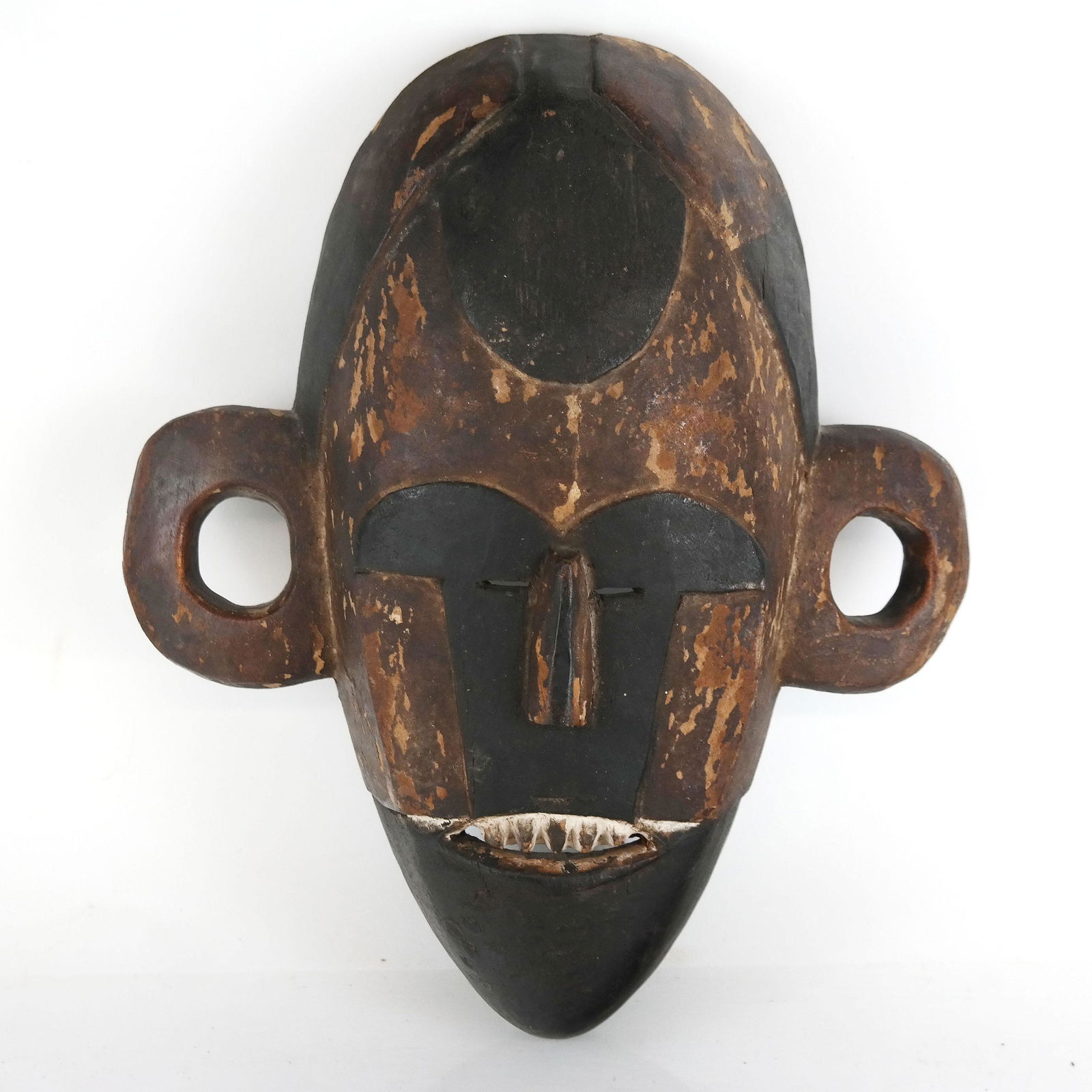 African Boa-Style Carved Mask, D.R.C. (1 of 7)