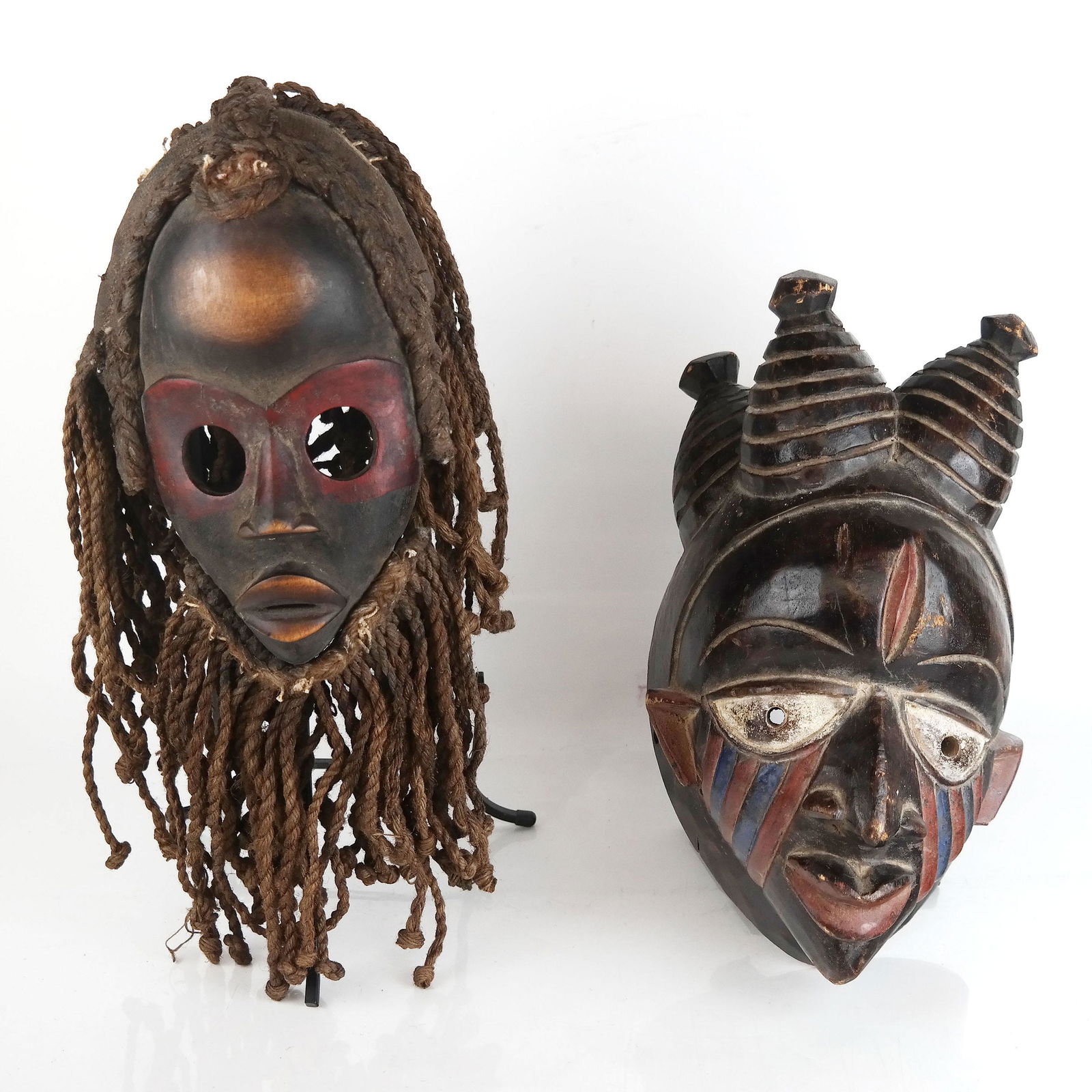 Two African Carved Masks (1 of 12)