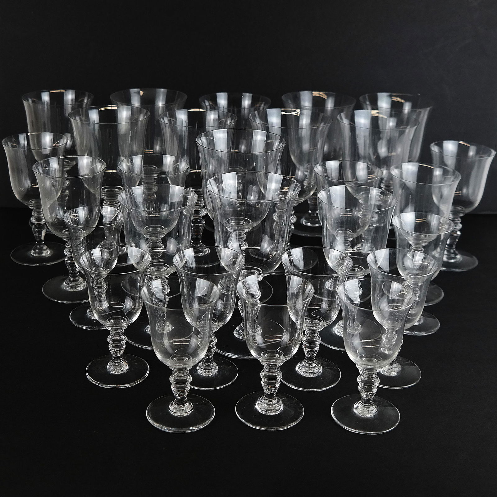 Baccarat Clear Crystal Goblets - 28 Pcs. (1 of 9)