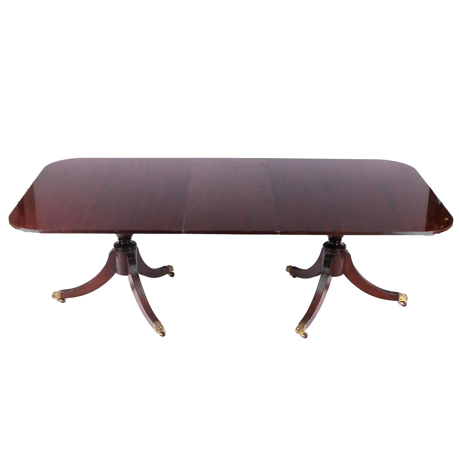 Regency-Style Mahogany Extension Dining Table (1 of 9)