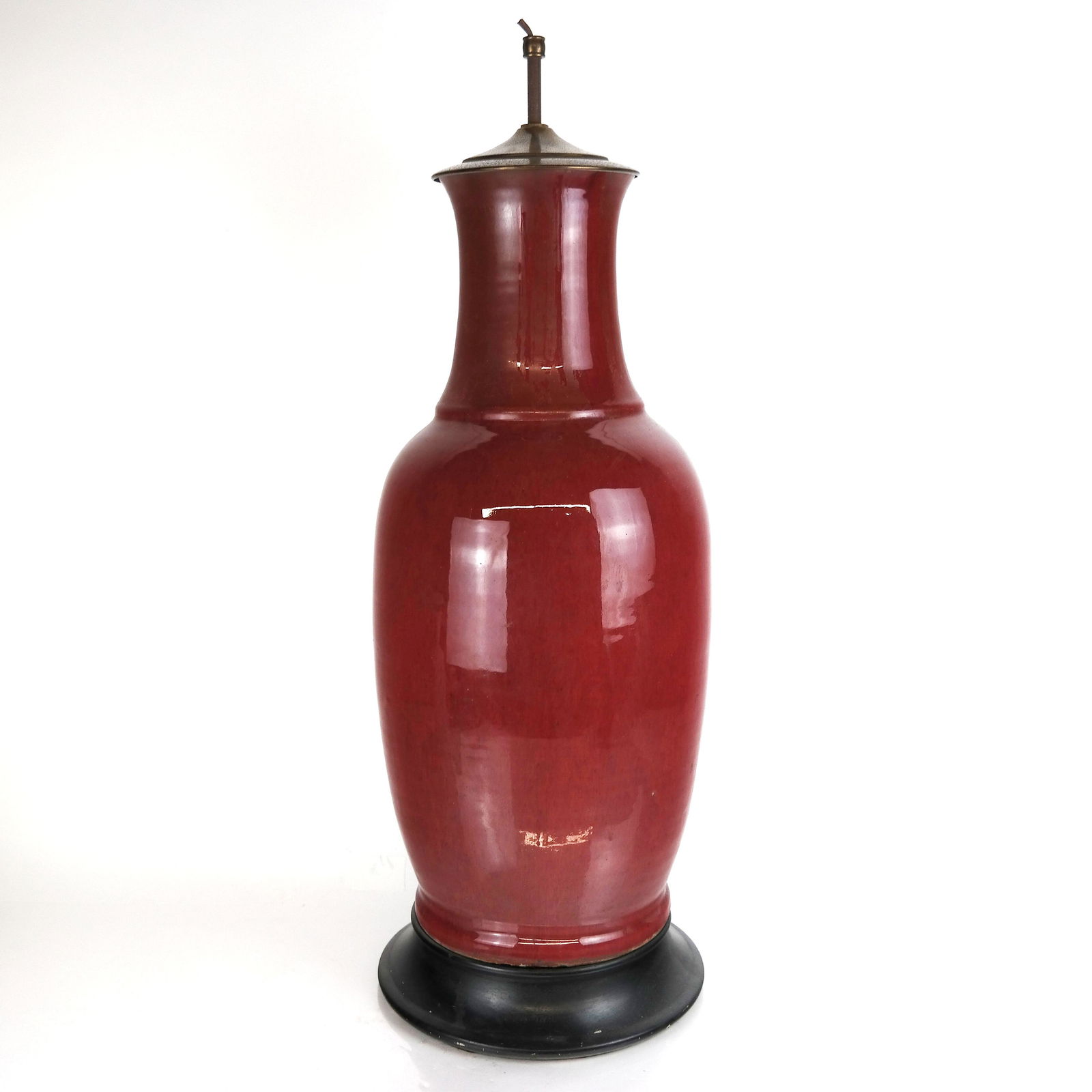 Chinese Sang-de-Boeuf Glazed Table Lamp (1 of 9)