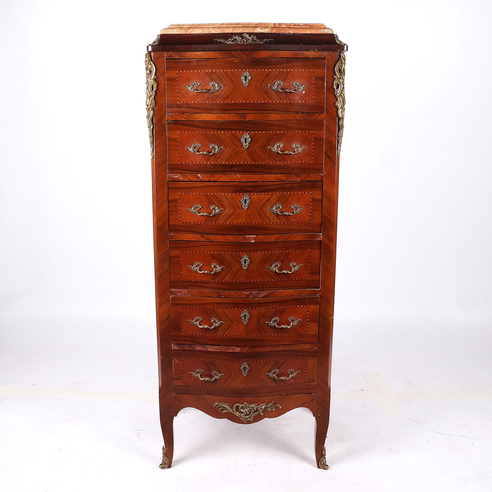 Louis XV/XVI Transitional-Style Lingerie Chest (1 of 15)