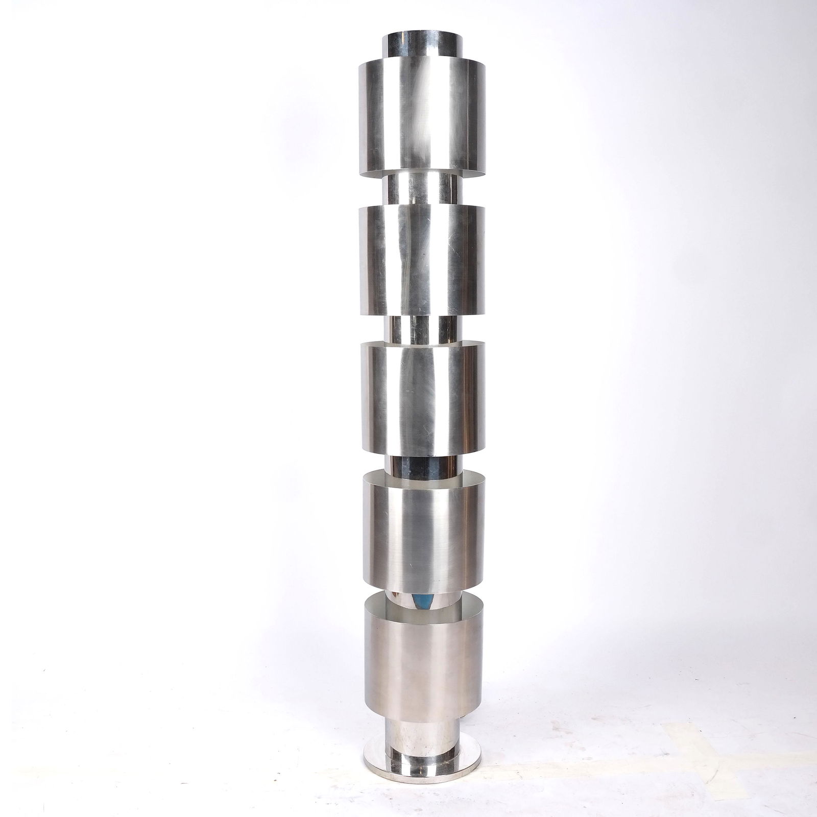 Modern Cylindrical Skyscraper Floor Lamp (1 of 9)