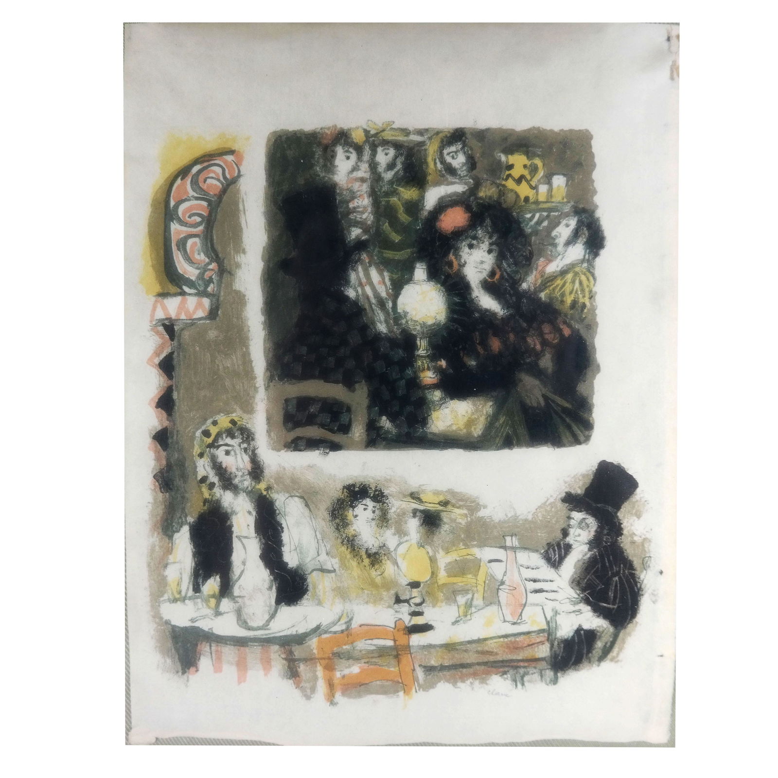 Continental School Interior Tavern Scene (1 of 9)