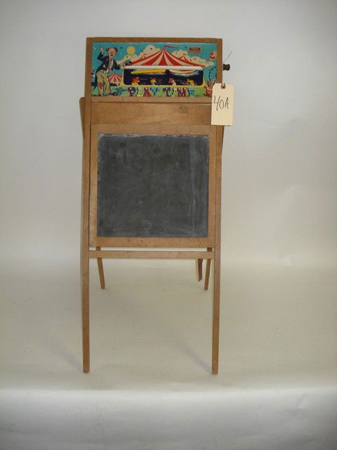 "Falcon" Child's Blackboard Slate Stand: "Playtime" Falcon child's blackboard stand.