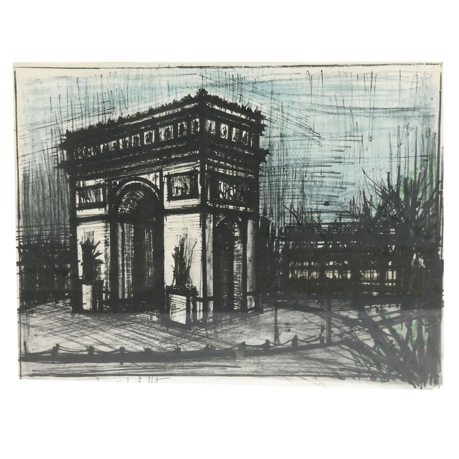 After Bernard BUFFET: "L'Arc de Triomphe" - Photo (1 of 8)