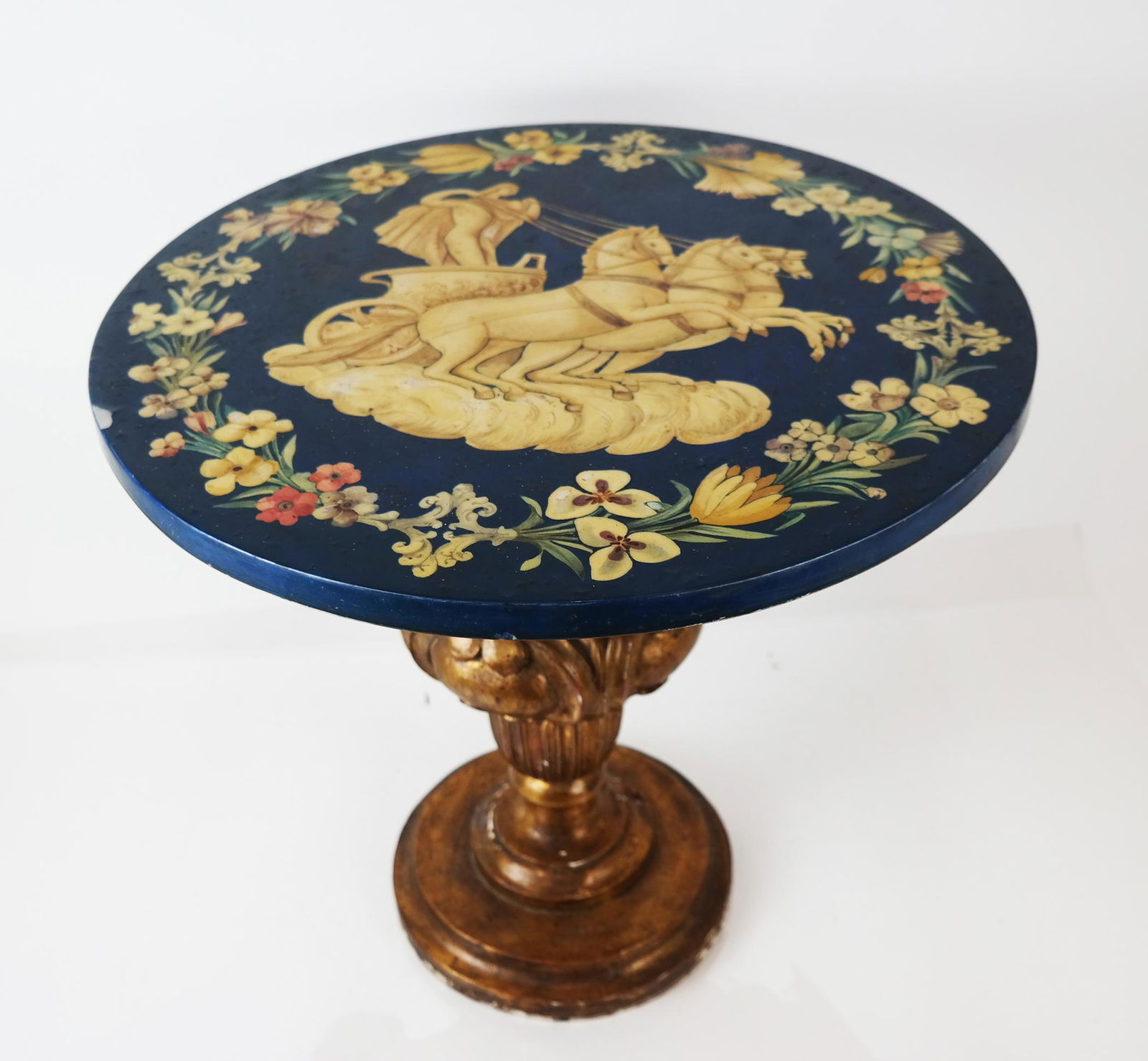 Scagliola Table, Florence, Italy, Signed (1 of 10)