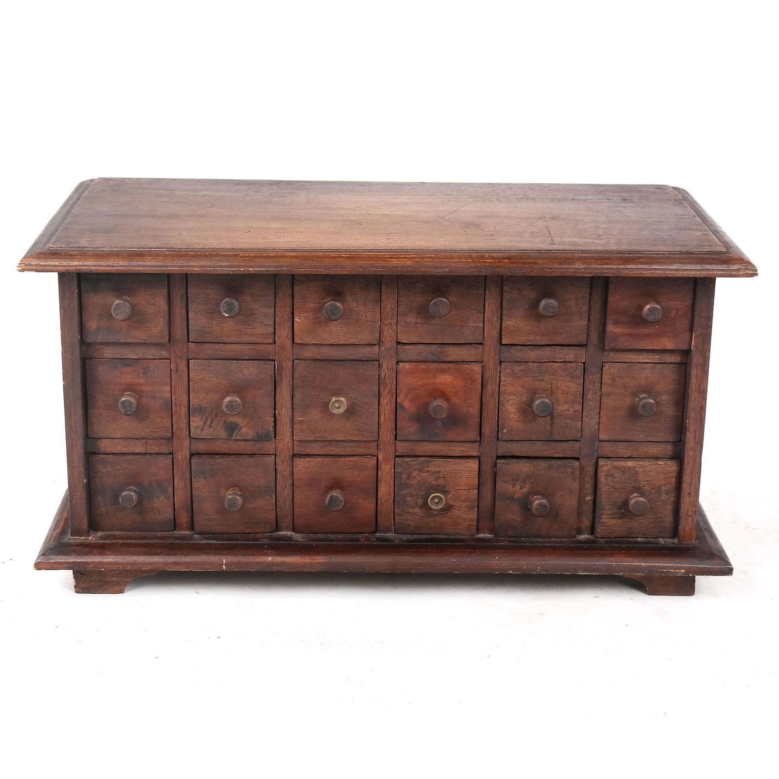 Antique Oak Apothecary Cabinet (1 of 6)