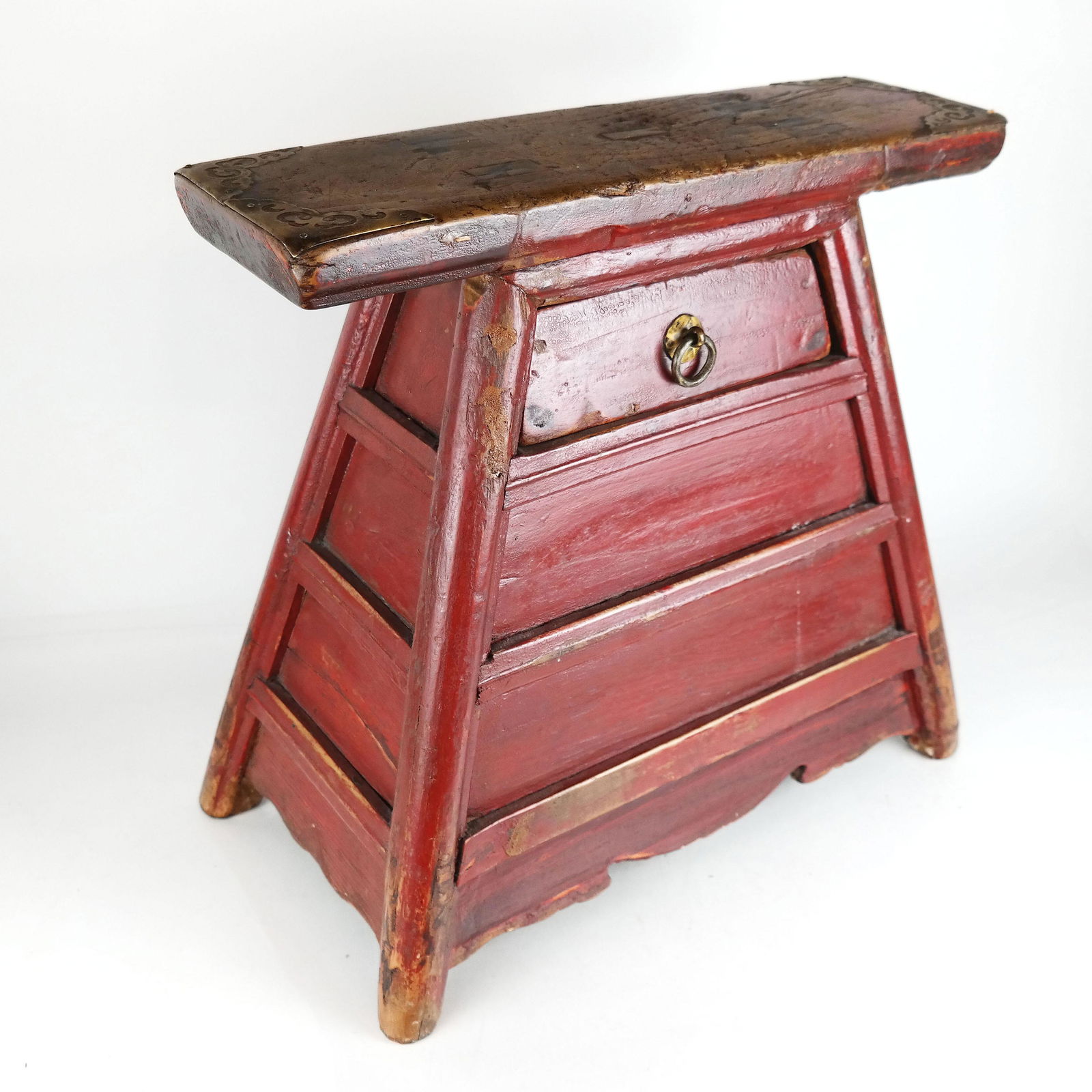 Chinese Miniature Stand in Red (1 of 12)