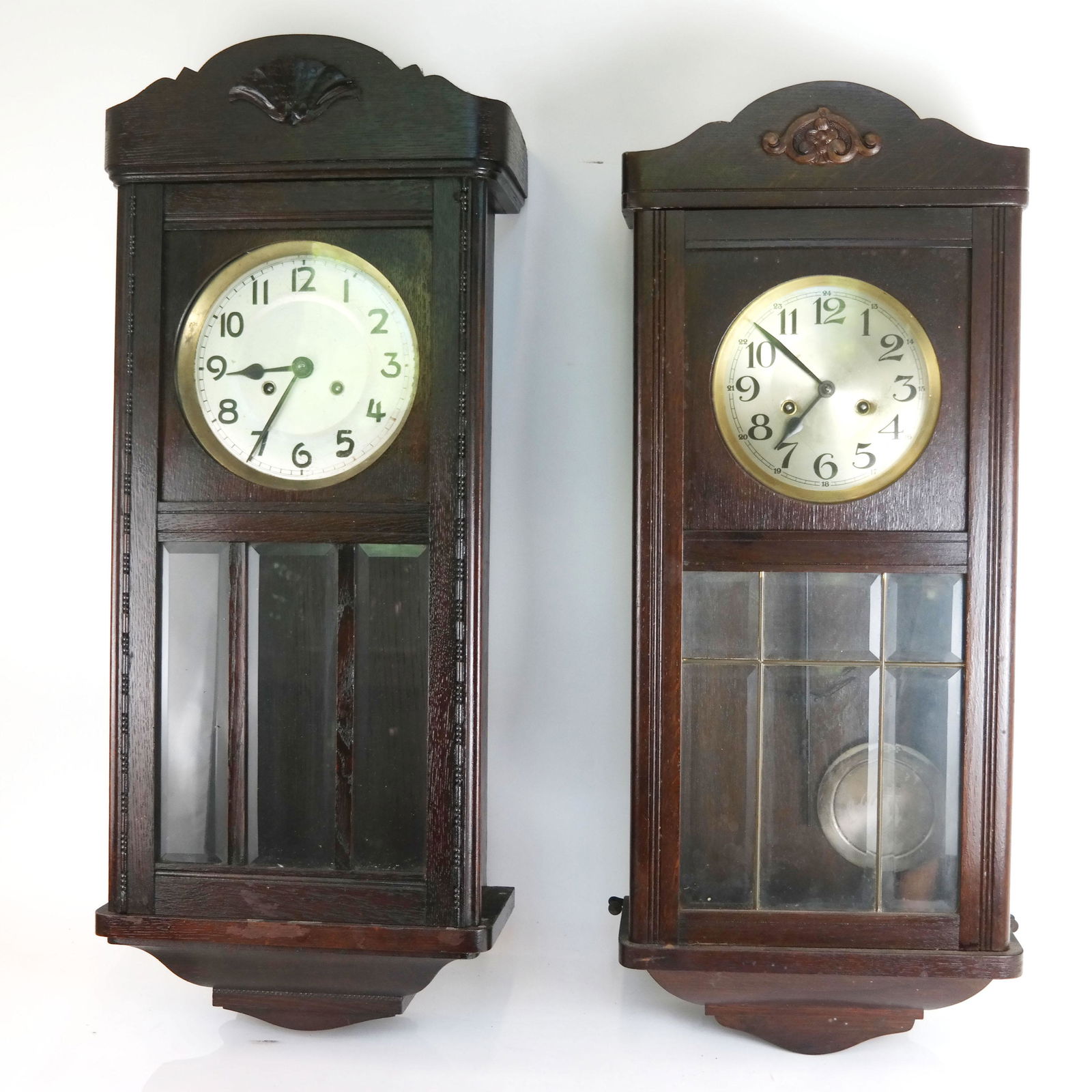 Arts & Crafts Oak Wall Clocks (2) (1 of 13)