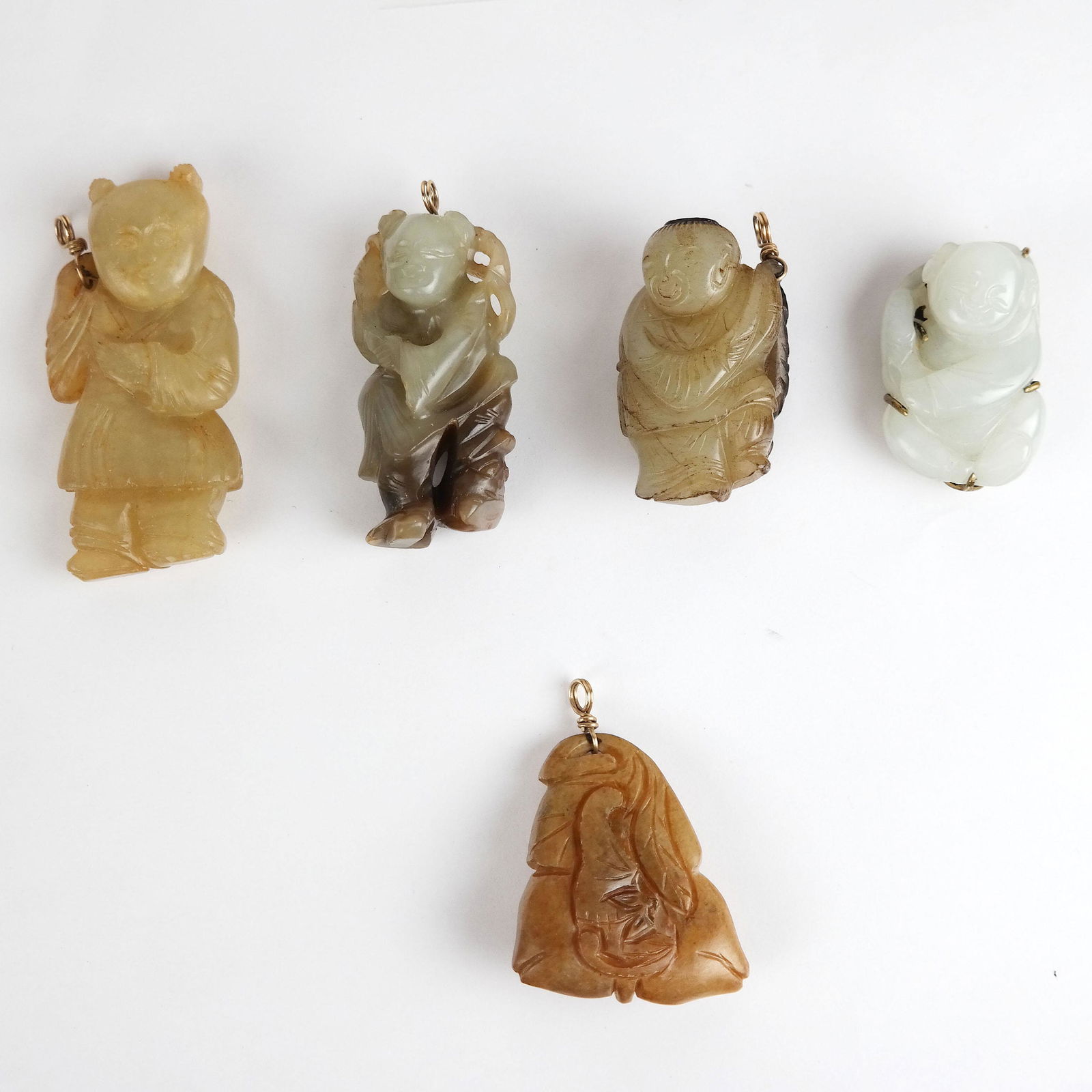 Set of Five Chinese Pendants (1 of 10)