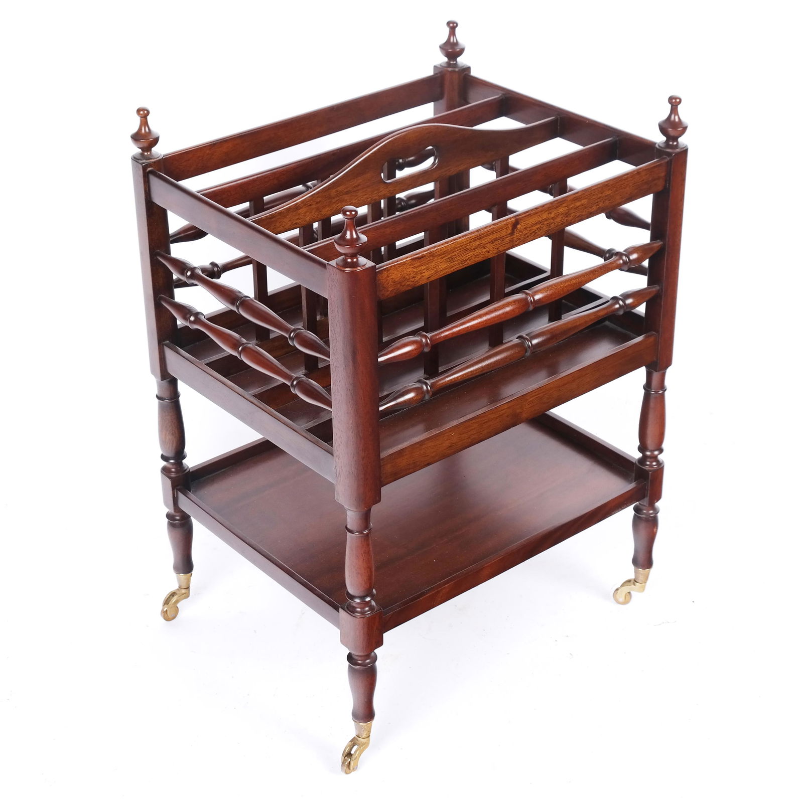 Regency-Style Mahogany Canterbury (1 of 6)