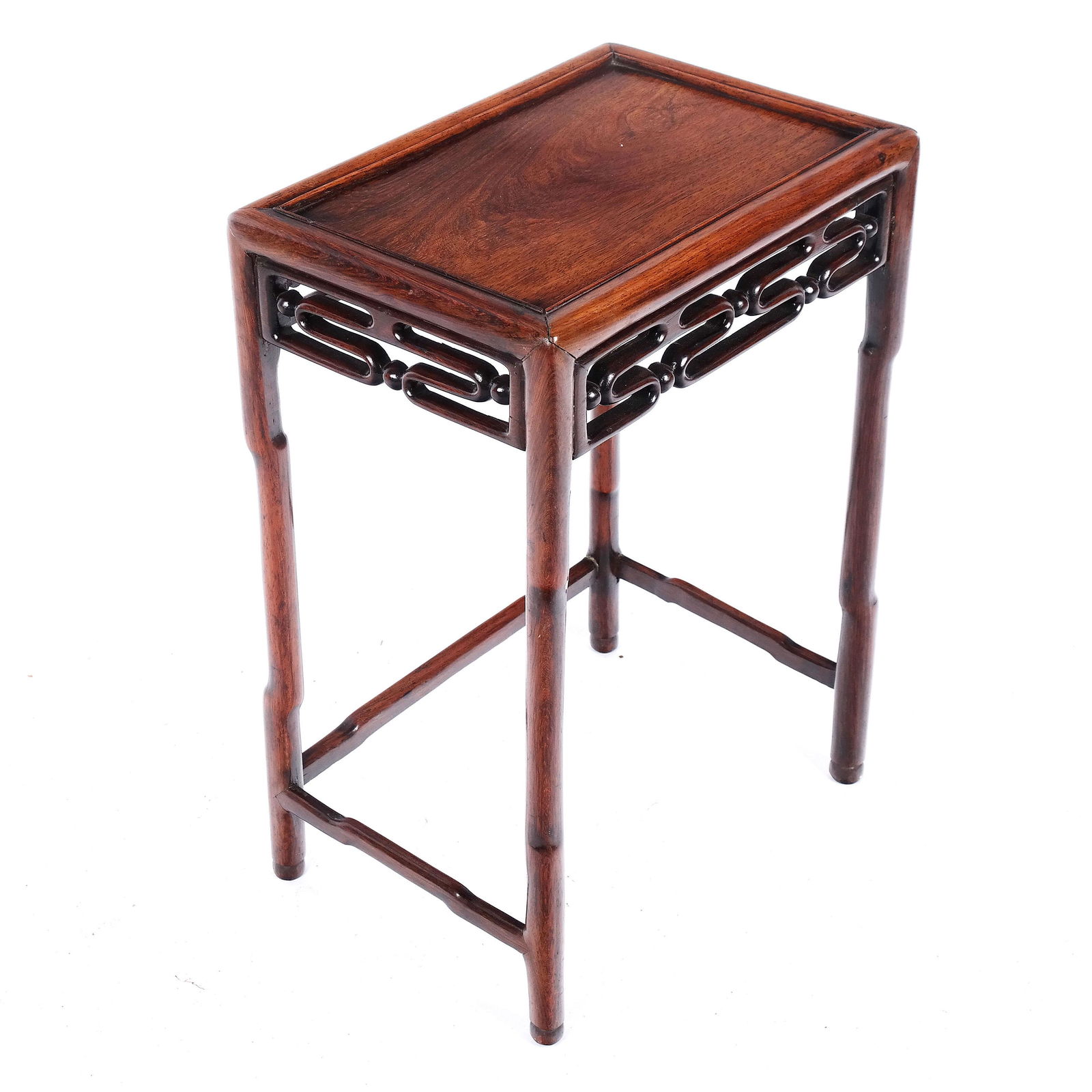 Chinese Carved Hardwood Side Table (1 of 6)