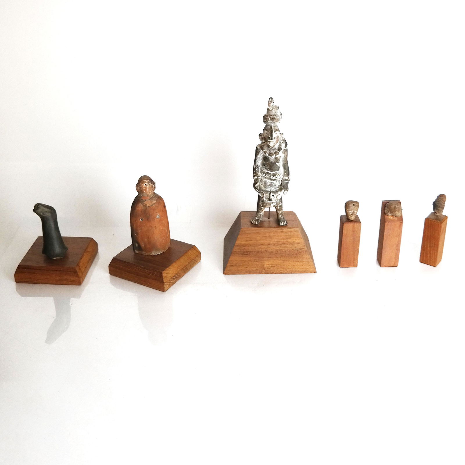 Group of Six Ancient-Style Carved Figures (1 of 12)