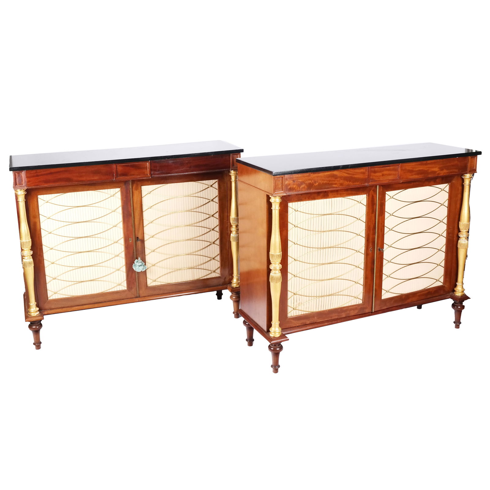 Pair of Regency Decorated Servers (1 of 15)