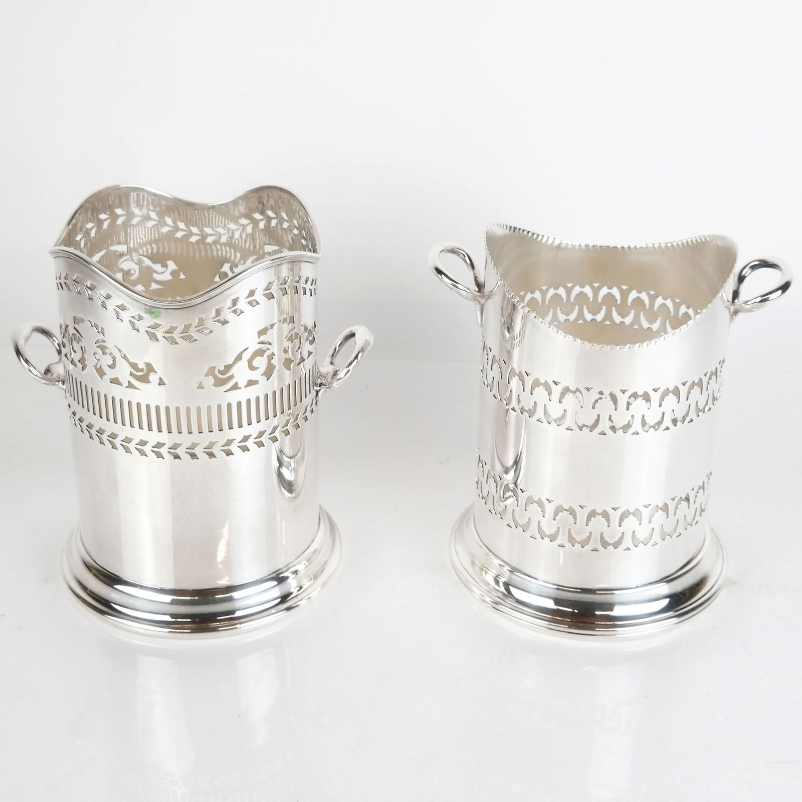 Two Silver Plated Bottle Holders (1 of 8)