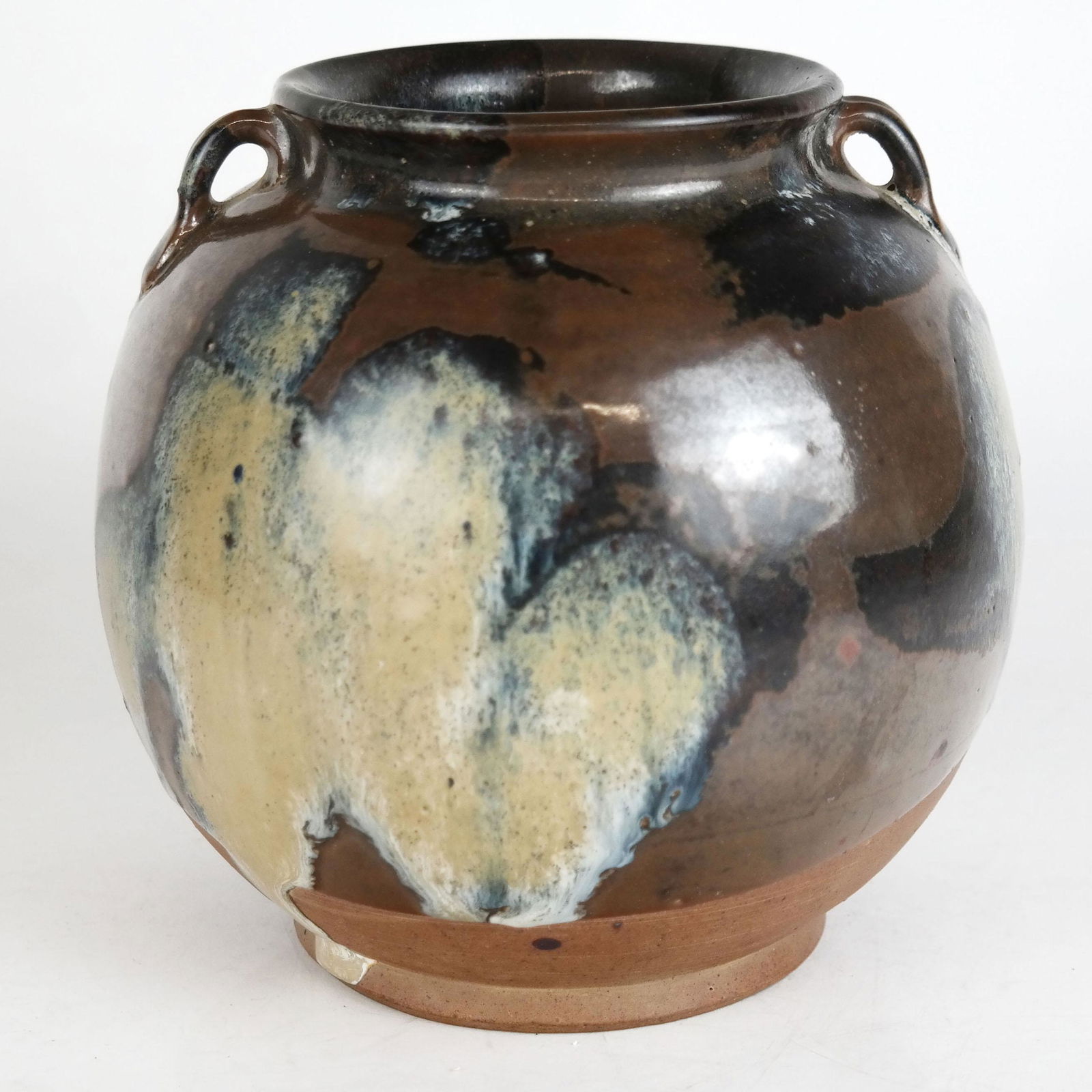 Chinese Brown Glazed Pottery Jar (1 of 9)