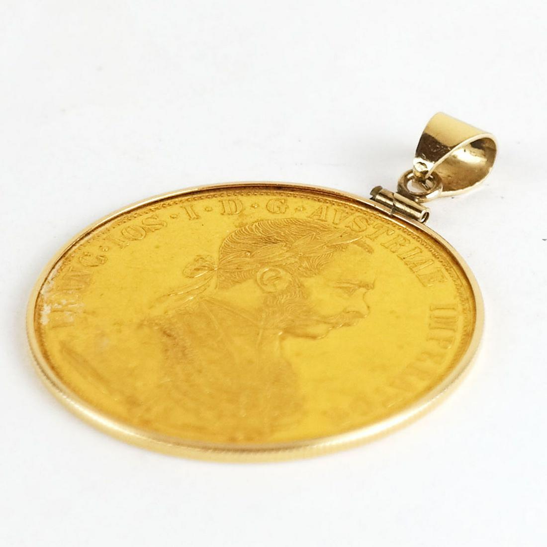 1915 Austrian 4 Ducats Gold Coin (1 of 7)