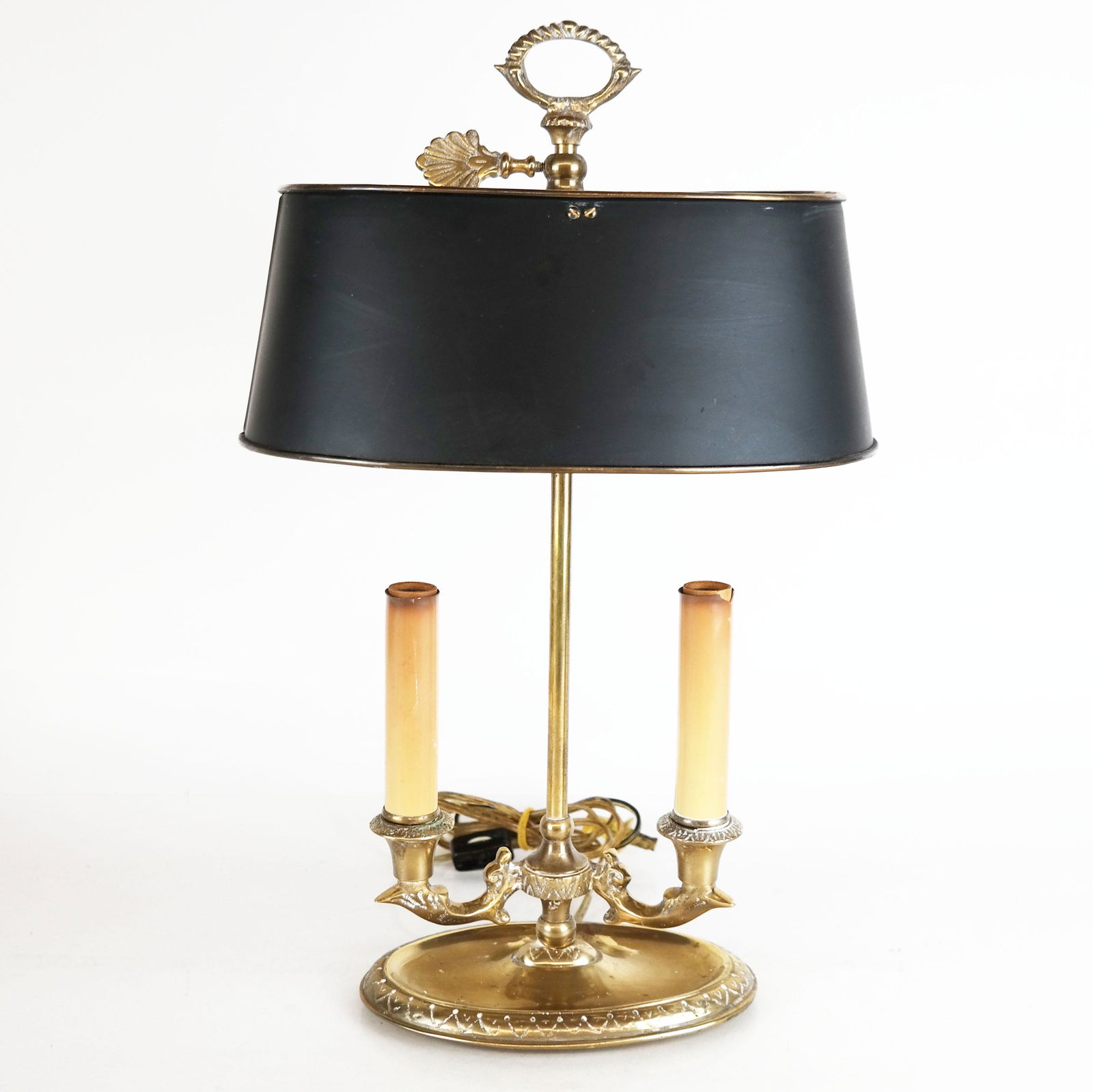 Brass & Tole Bouillotte Lamp (1 of 9)