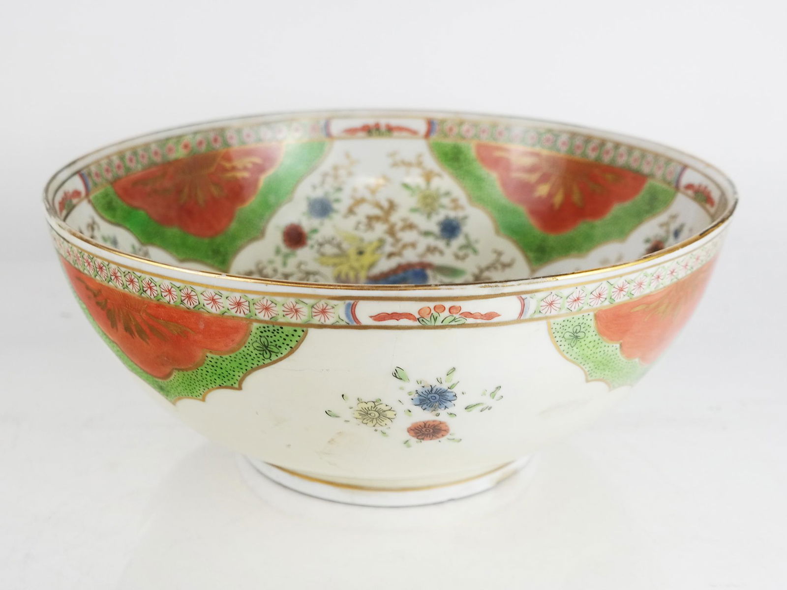Chinese Famille Verte Porcelain Bowl (1 of 8)