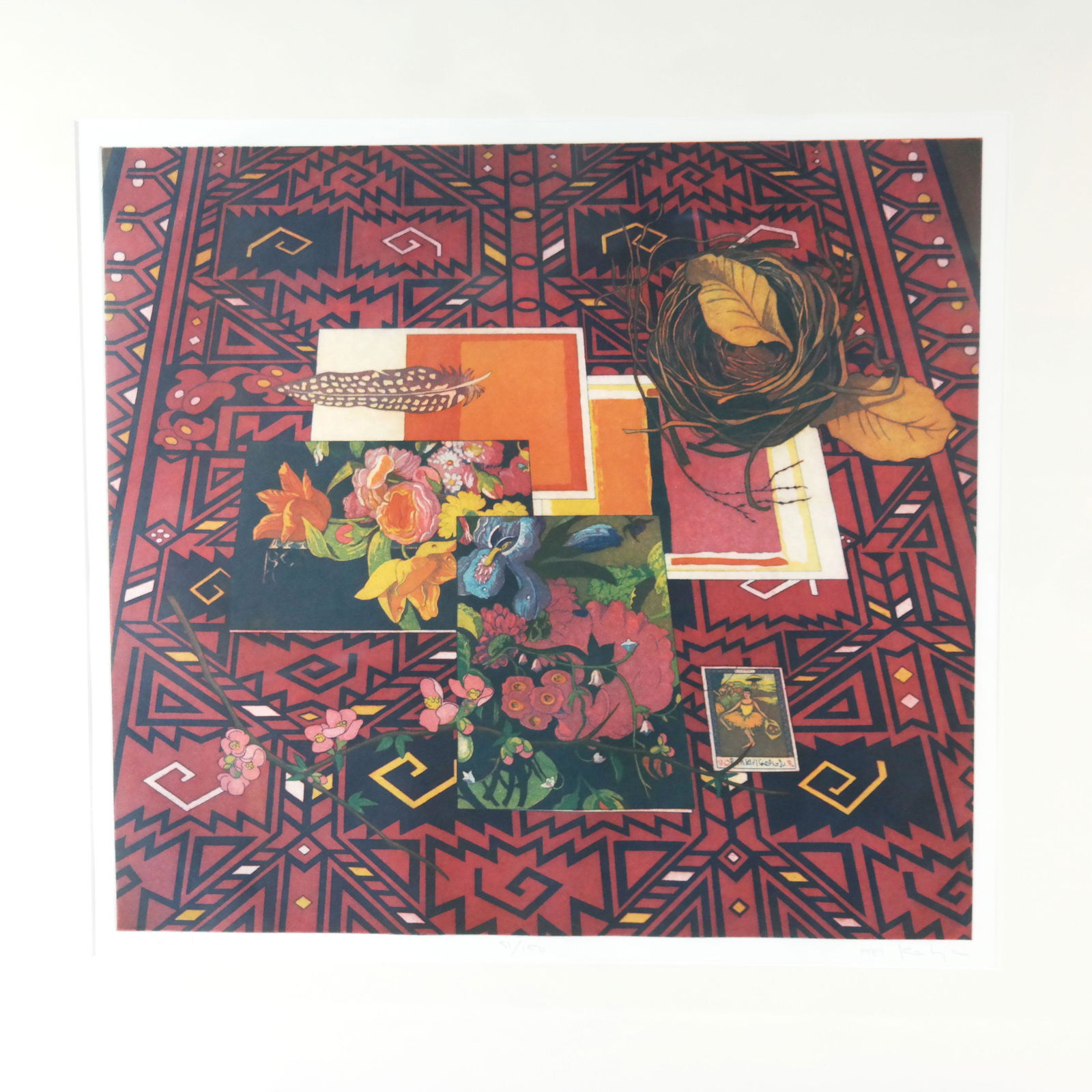 Katja OXMAN: "In the Wind" - Aquatint Etching (1 of 7)