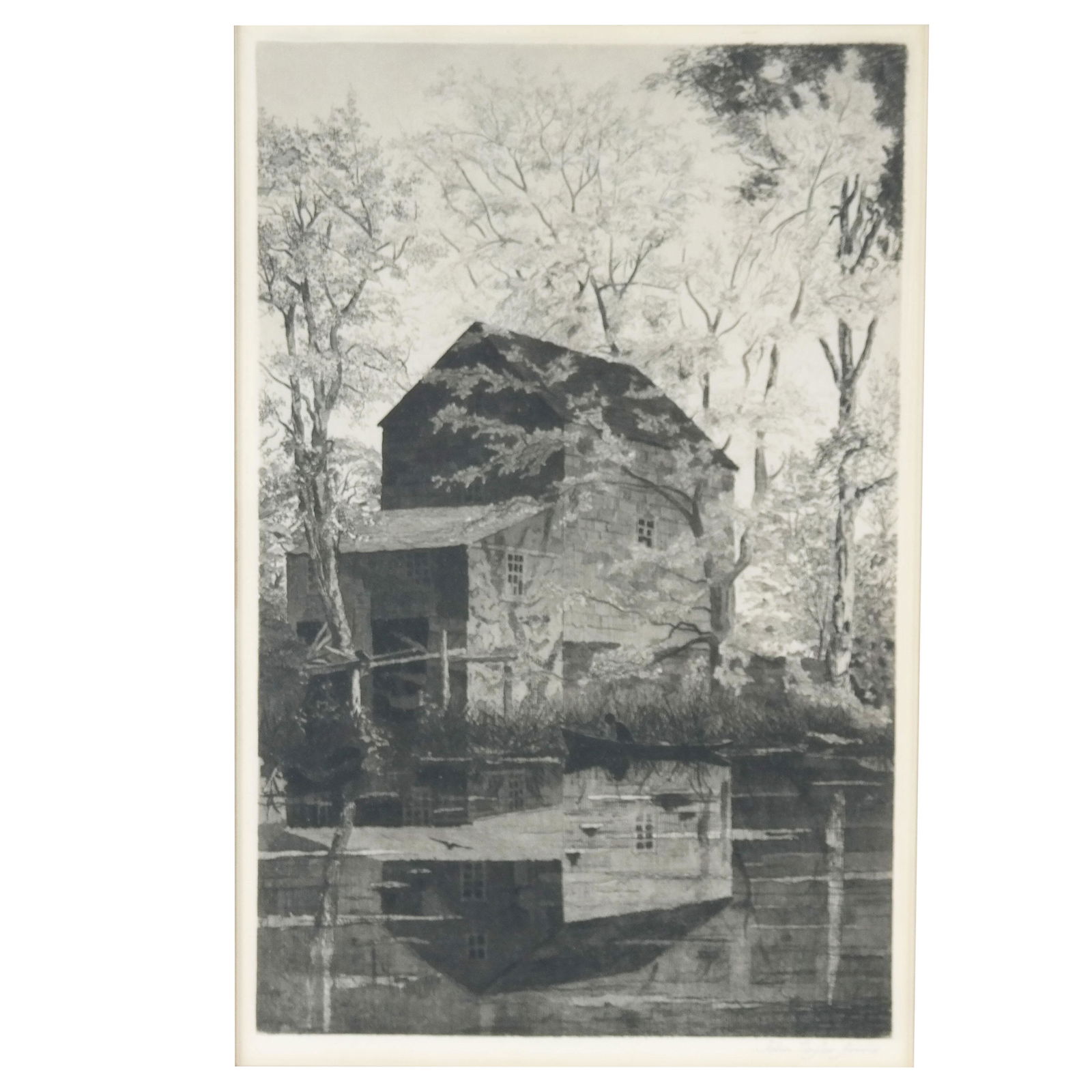 John Taylor ARMS: "Red Mill" - Aquatint Etching (1 of 11)