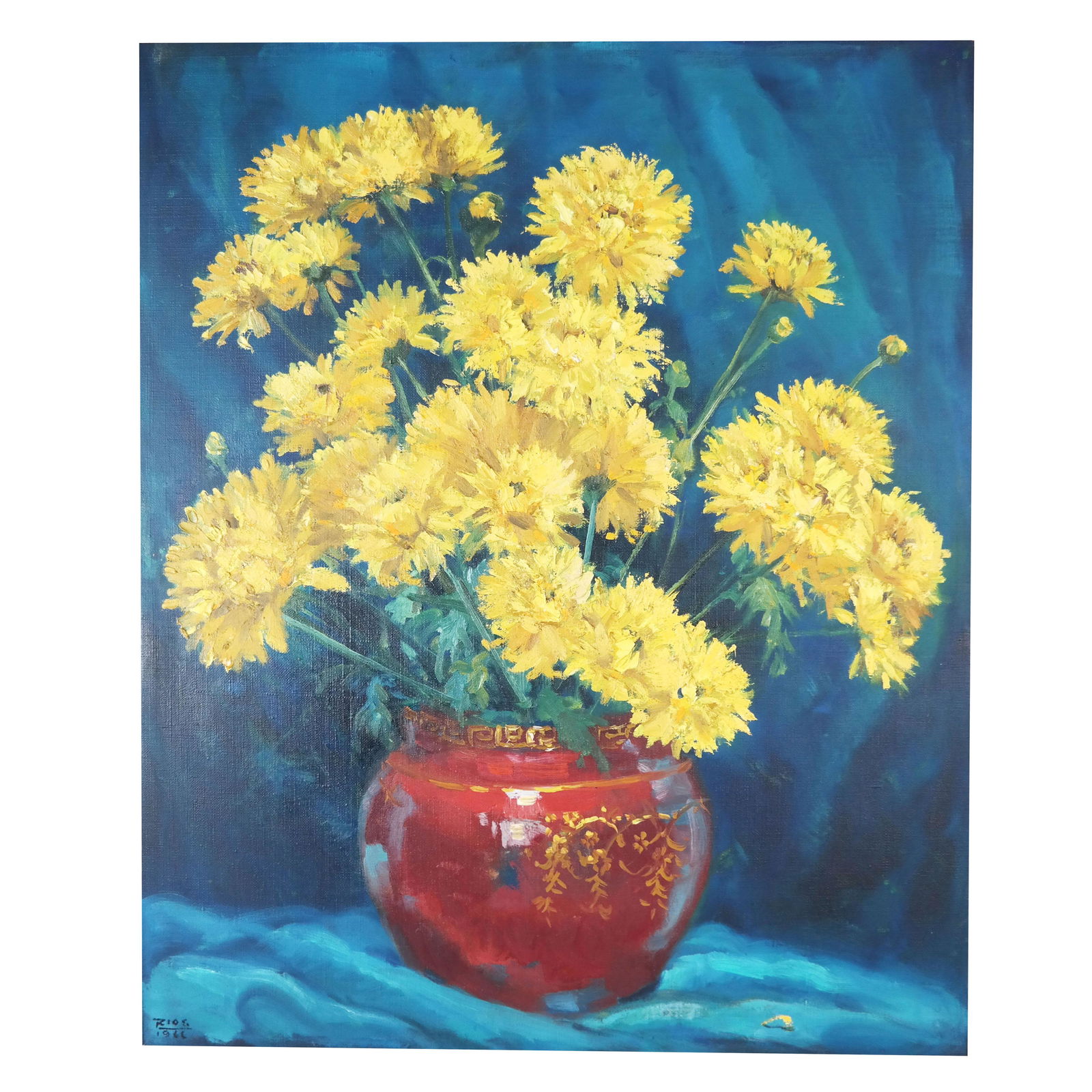 RIOS: Floral Still Life - Oil on Canvas (1 of 9)
