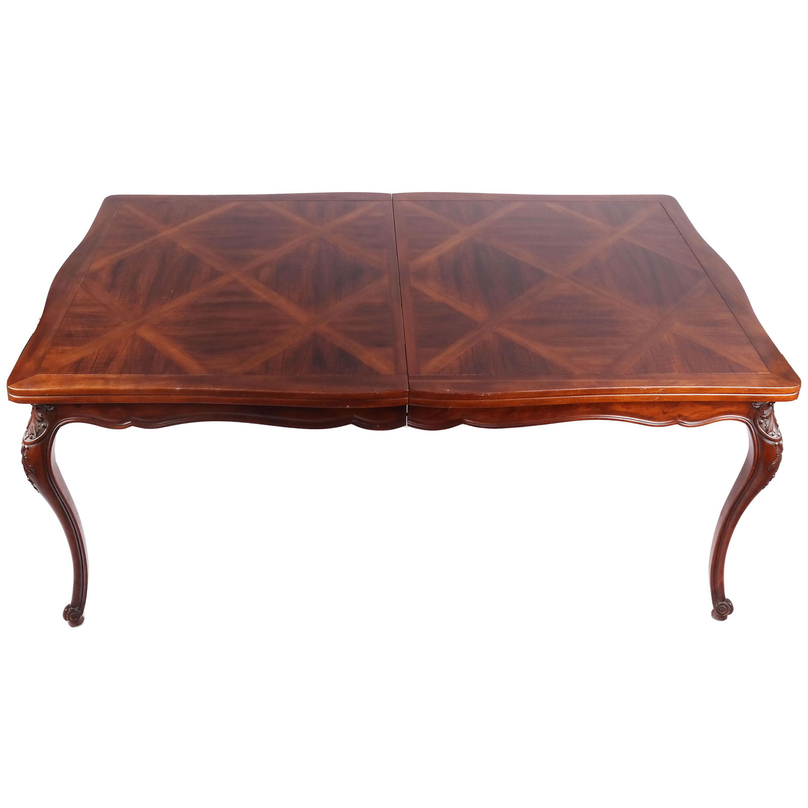 Louis XV-Style Parquetry Dining Table (1 of 13)