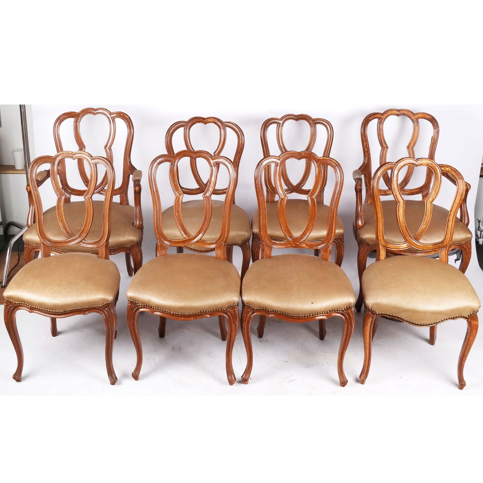 Italian Rococo-Style Dining Chairs (8) (1 of 12)