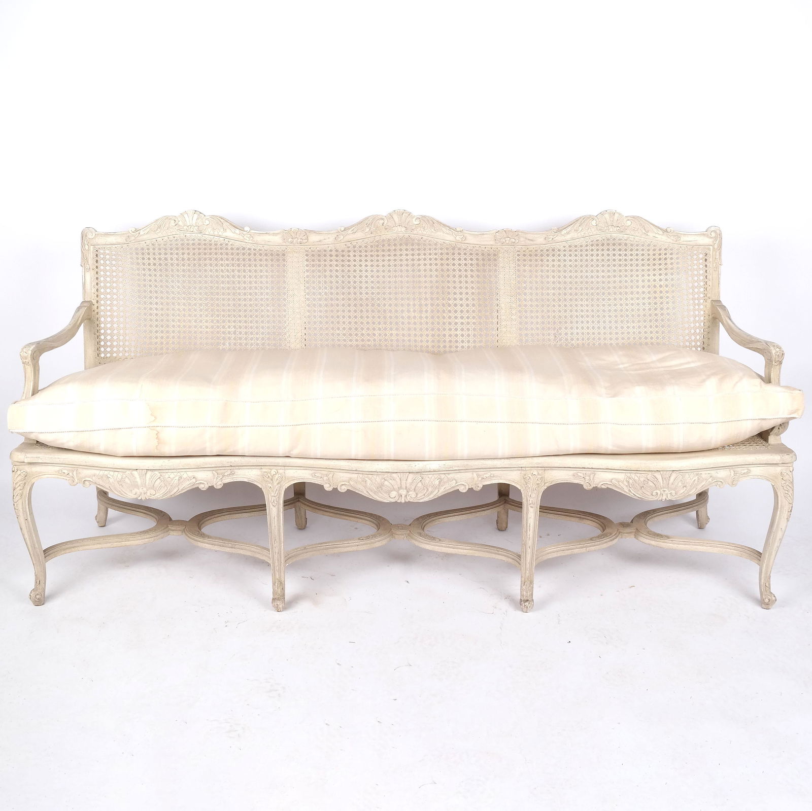 Louis XV Provincial-Style Settee (1 of 9)