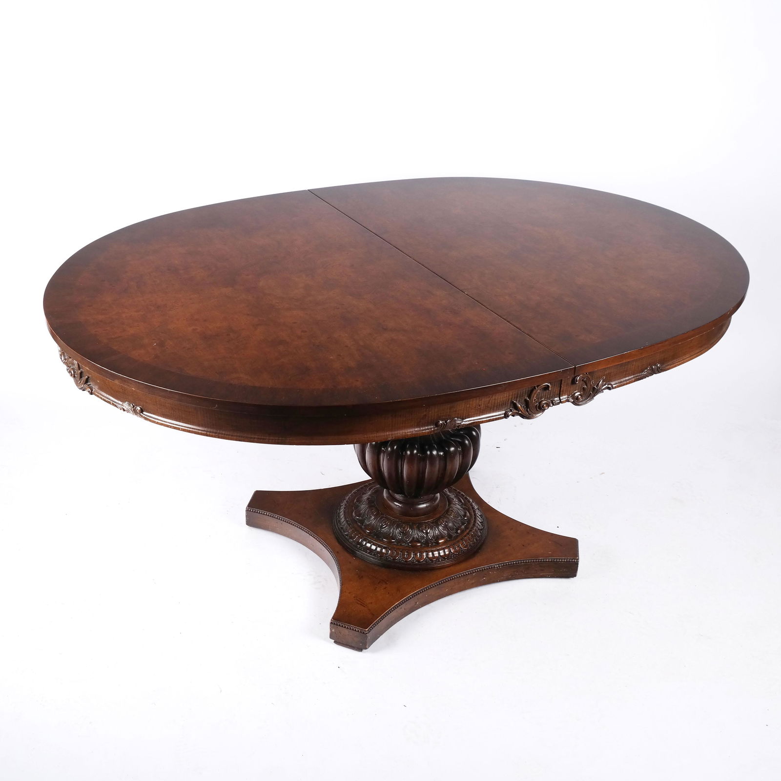 Rococo-Style Burl Walnut Dining Table (1 of 12)