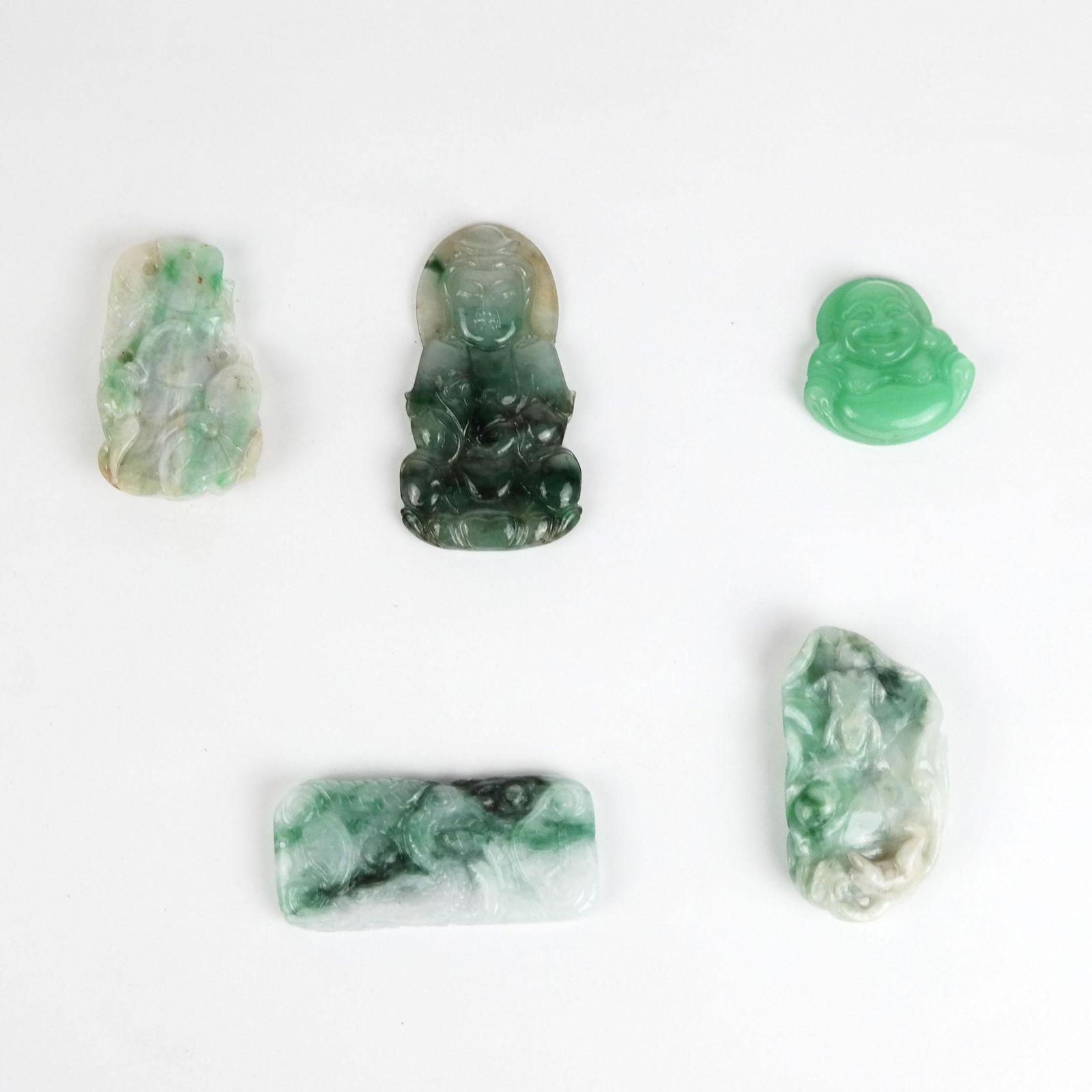 Five Pieces of Chinese Jade Carvings (1 of 18)
