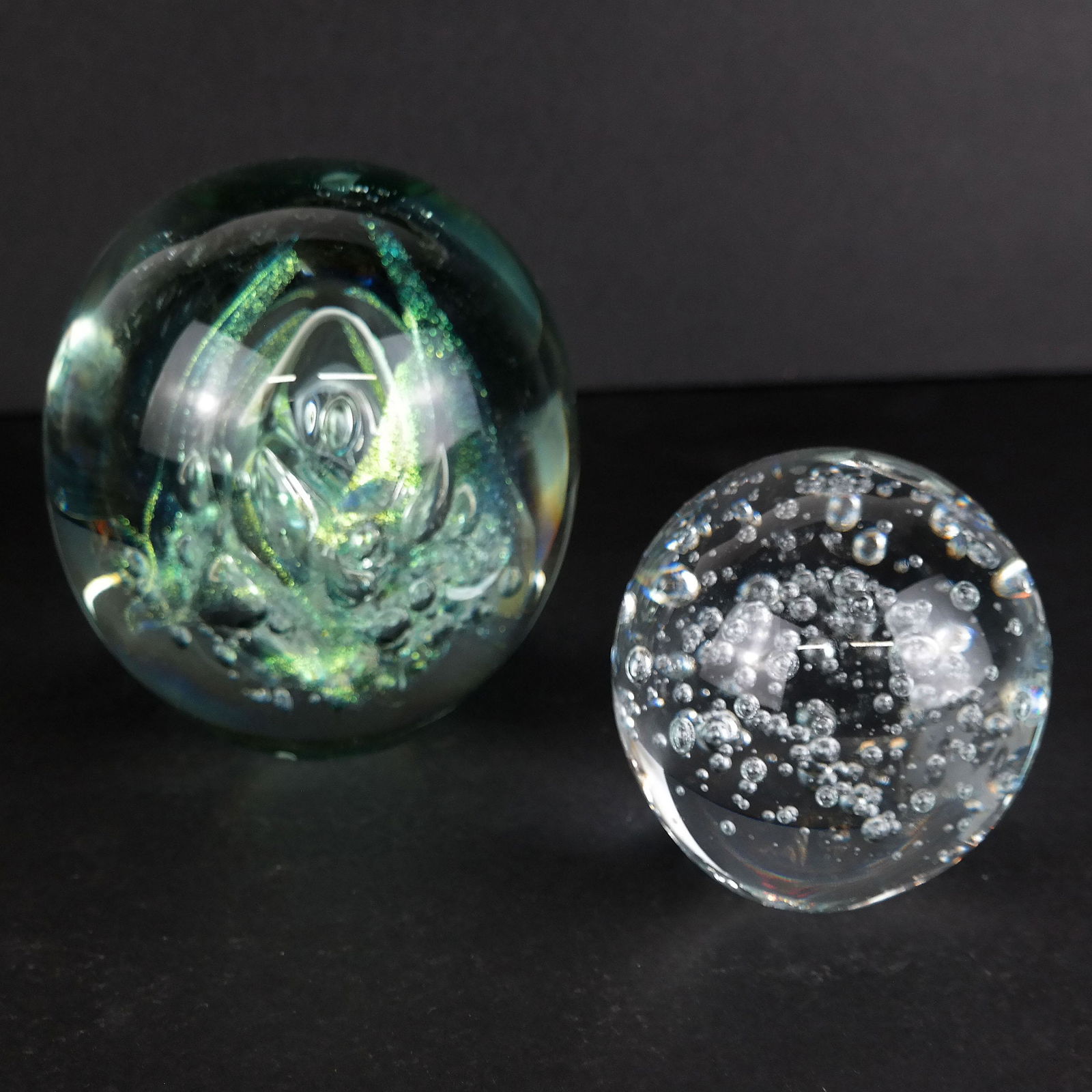 Two Crystal Paperweights - Eickholt & Other (1 of 10)